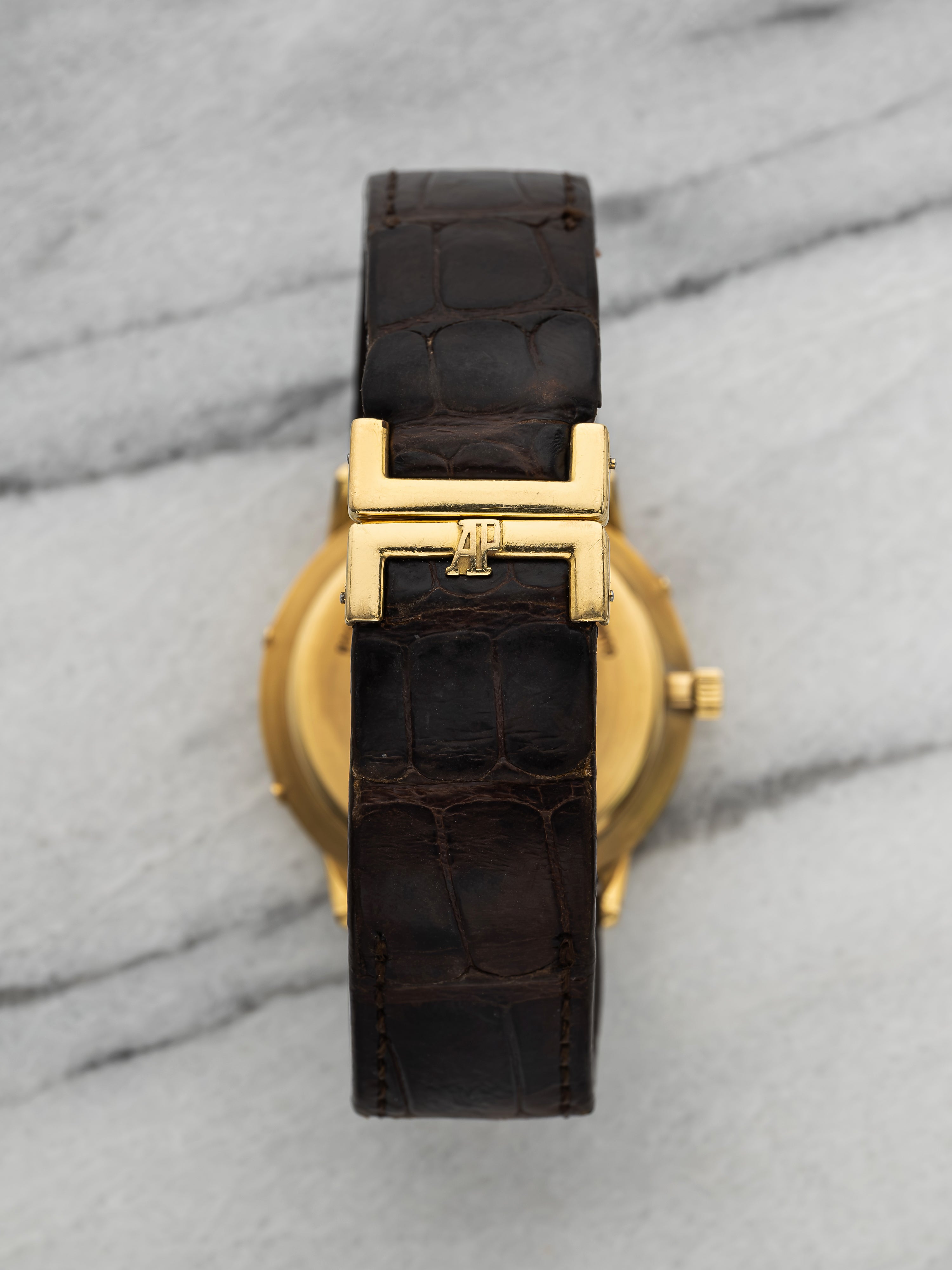 Audemars Piguet Perpetual Calendar BA5548 – Yellow Gold White Moonphase Dial
