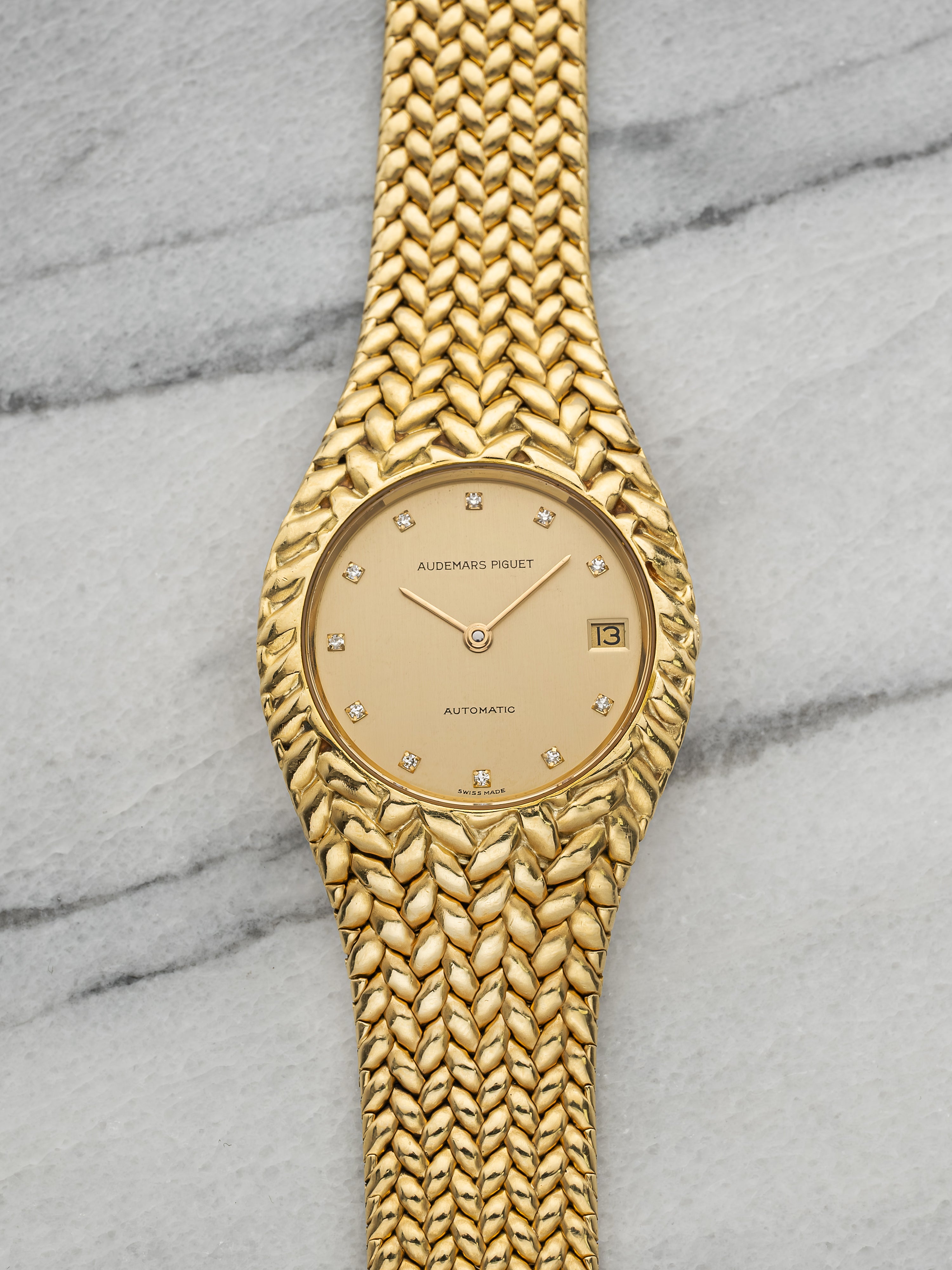 Audemars Piguet Cobra 5403 – Yellow Gold Champagne Diamond Dial