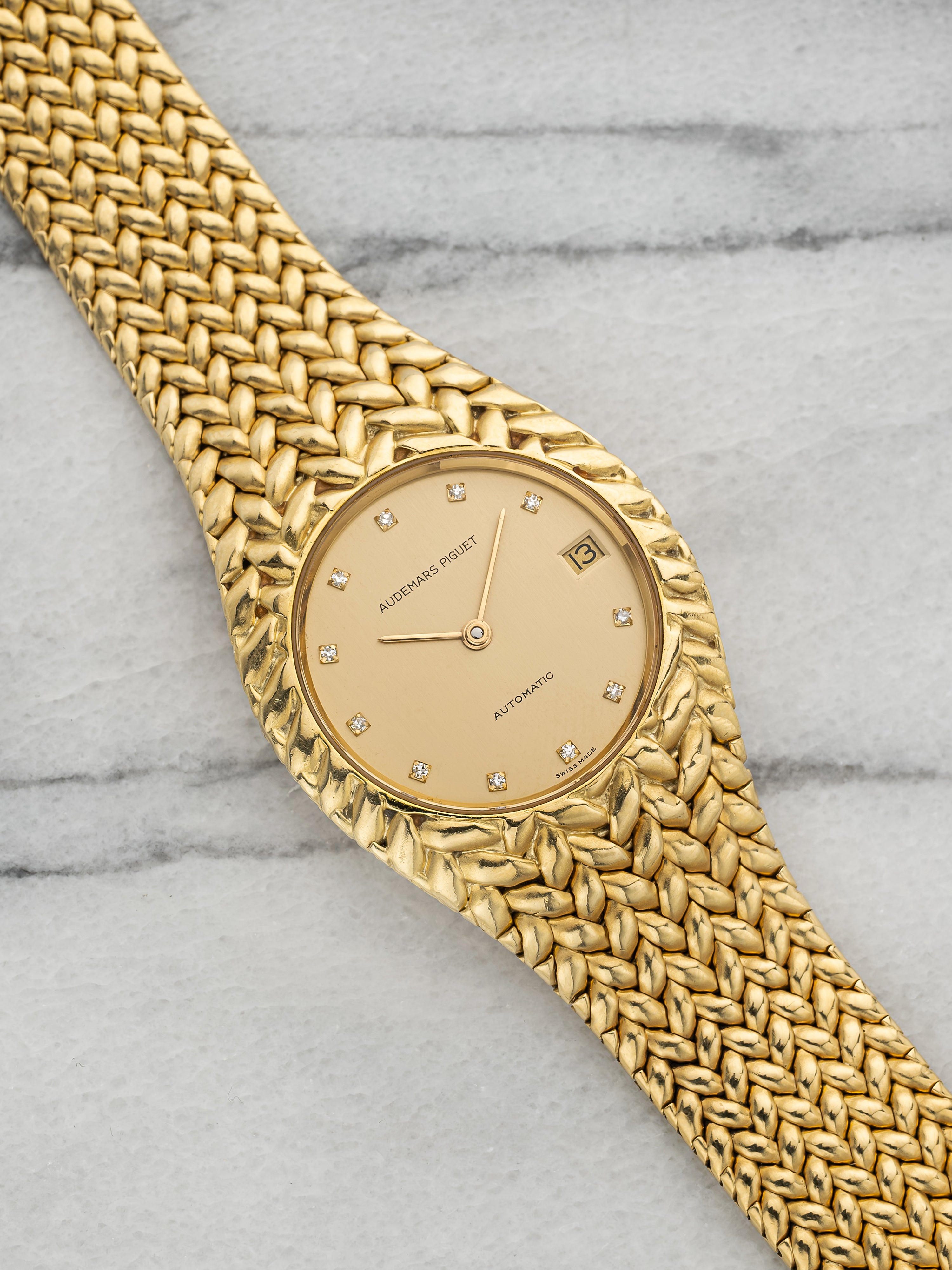 Audemars Piguet Cobra 5403 – Yellow Gold Champagne Diamond Dial