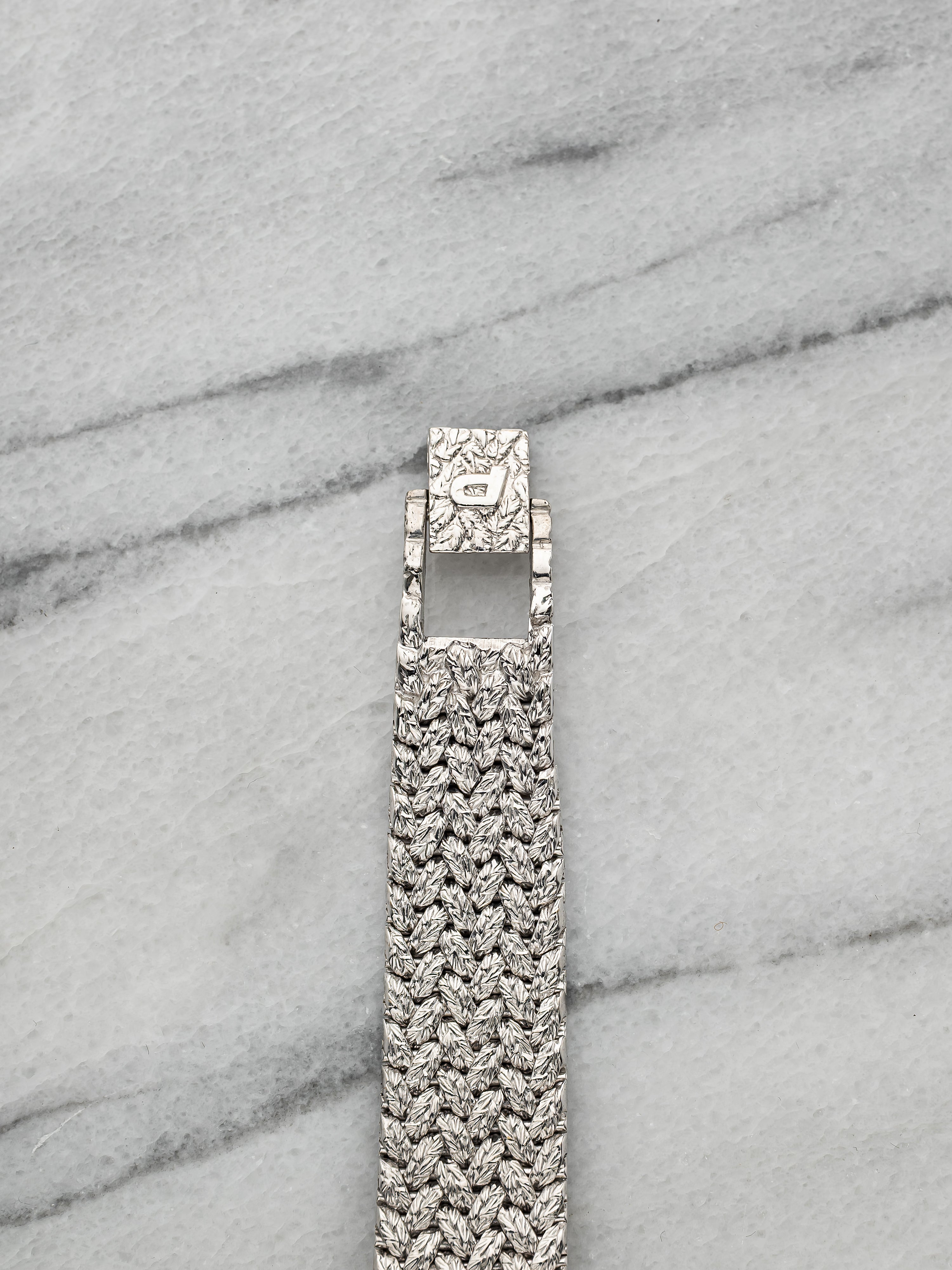 Piaget Hexagonal – White Gold Pavé Dial with Turquoise & Lapis Bezel