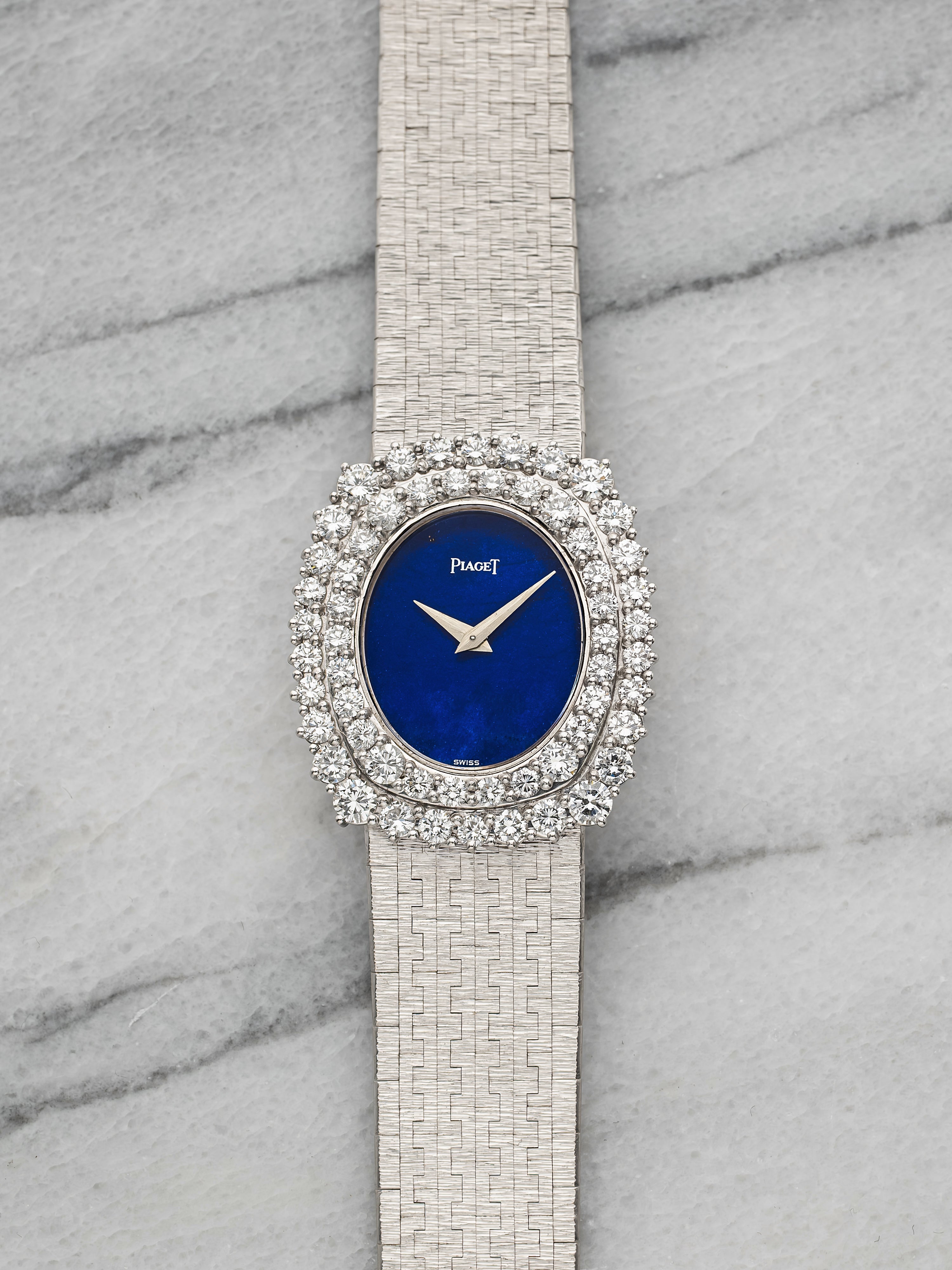 Piaget 14720BC – White Gold Integrated Lapis Lazuli Dial