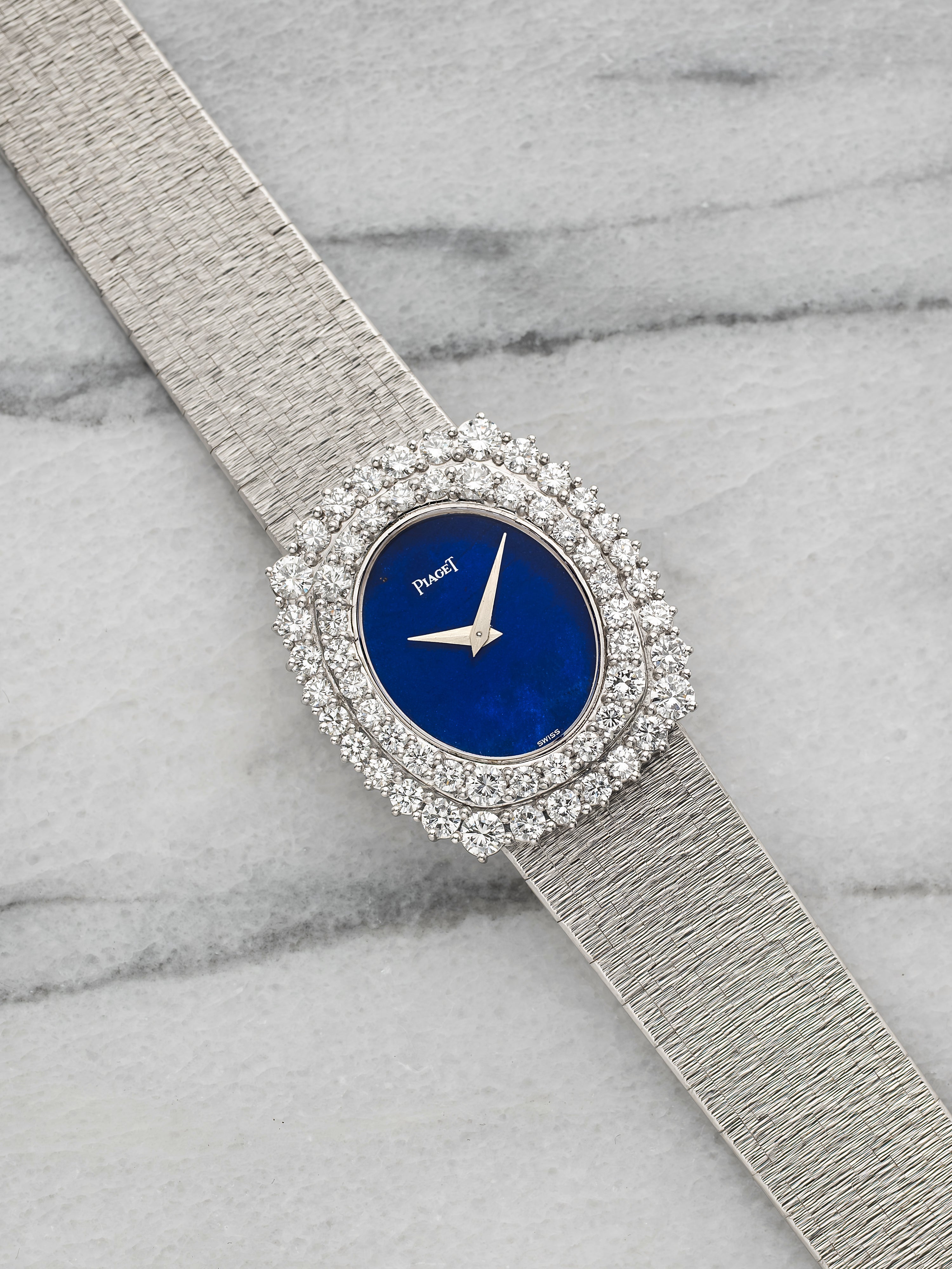 Piaget 14720BC – White Gold Integrated Lapis Lazuli Dial