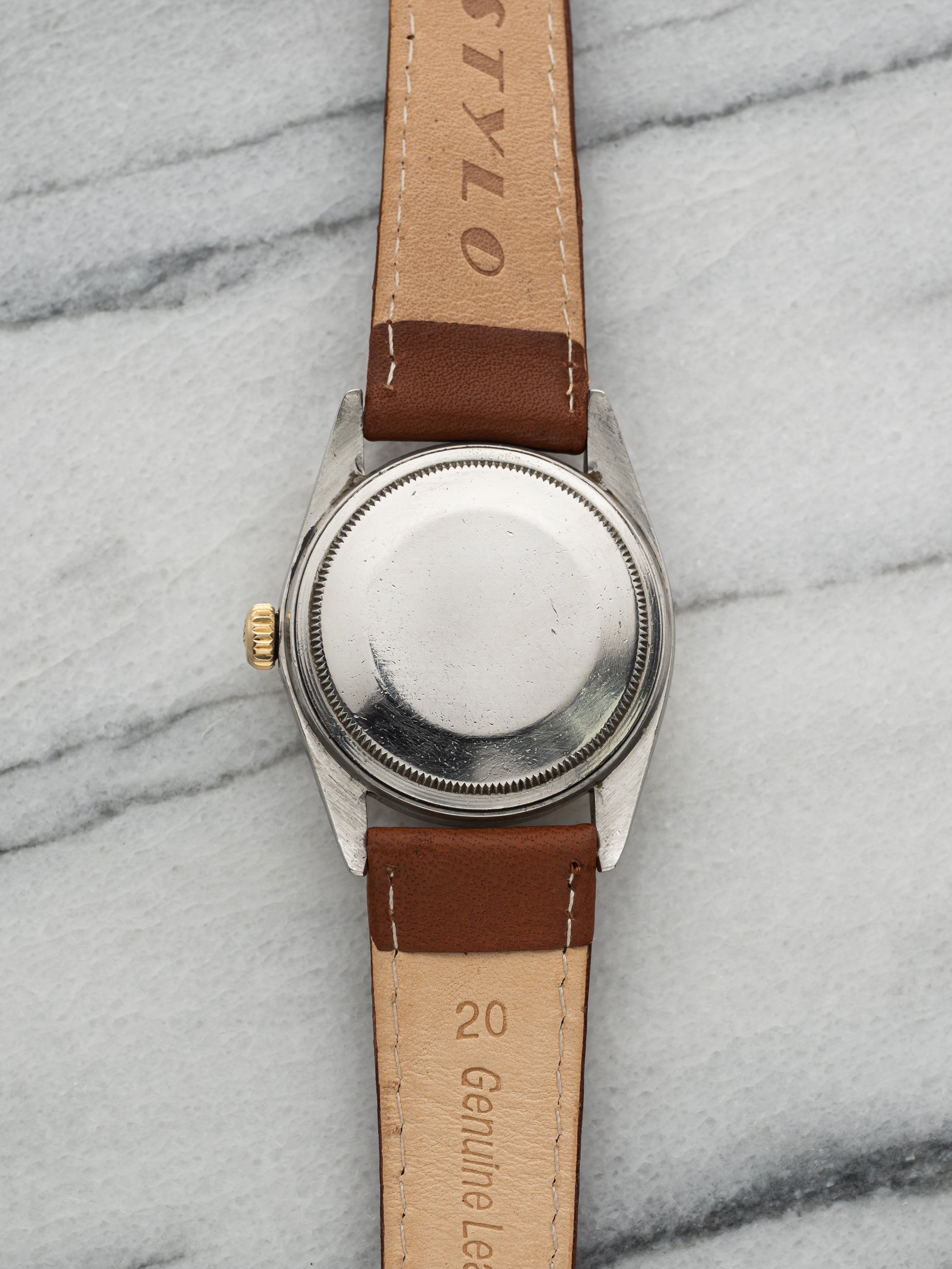 Vintage 1984 Rolex Datejust 16013 Two-Tone Champagne Dial Automatic 36mm