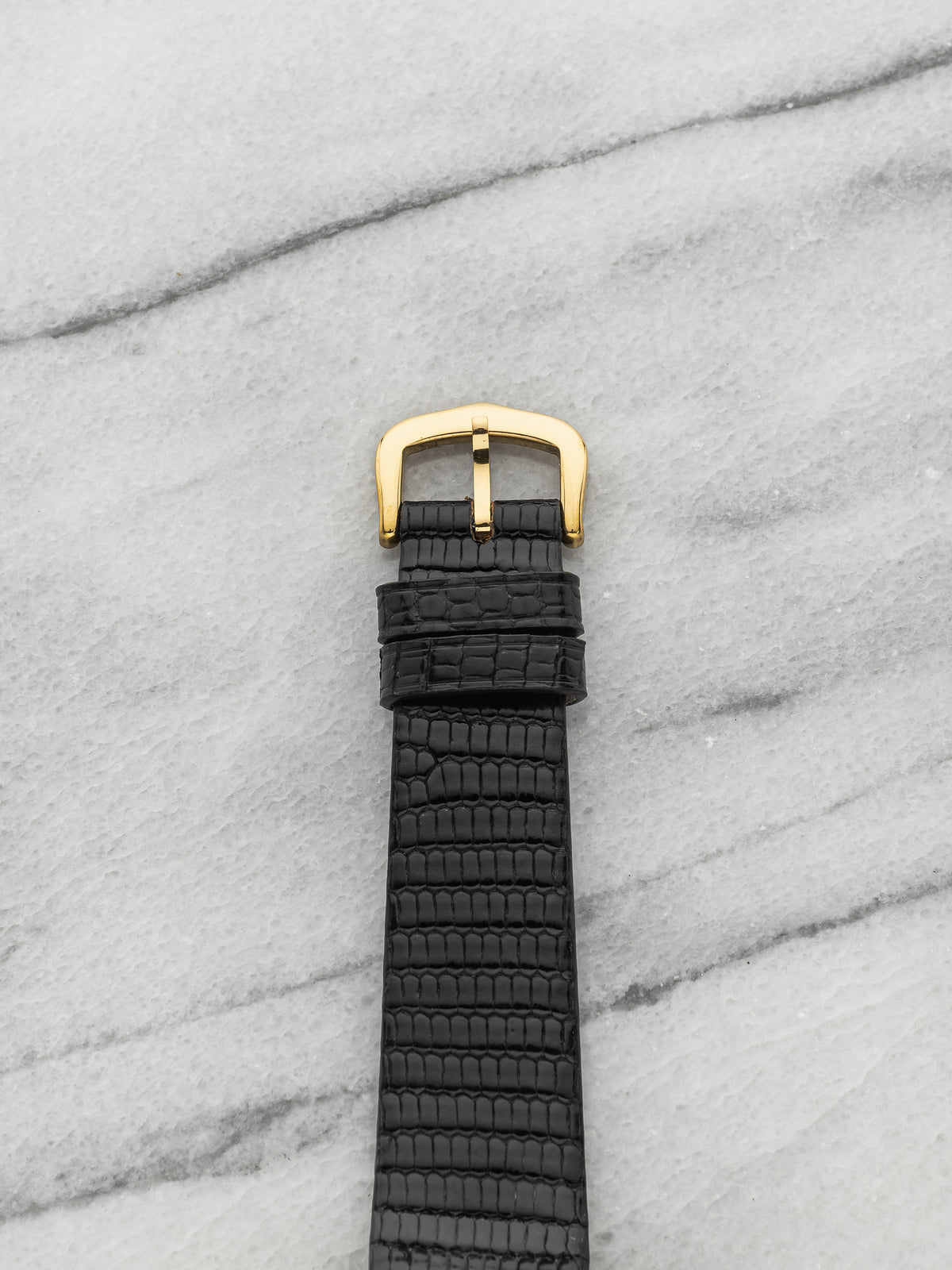 Vintage 1970s Cartier Lady Must de Cartier Tank 681006 Vermeil Black Quartz 23mm