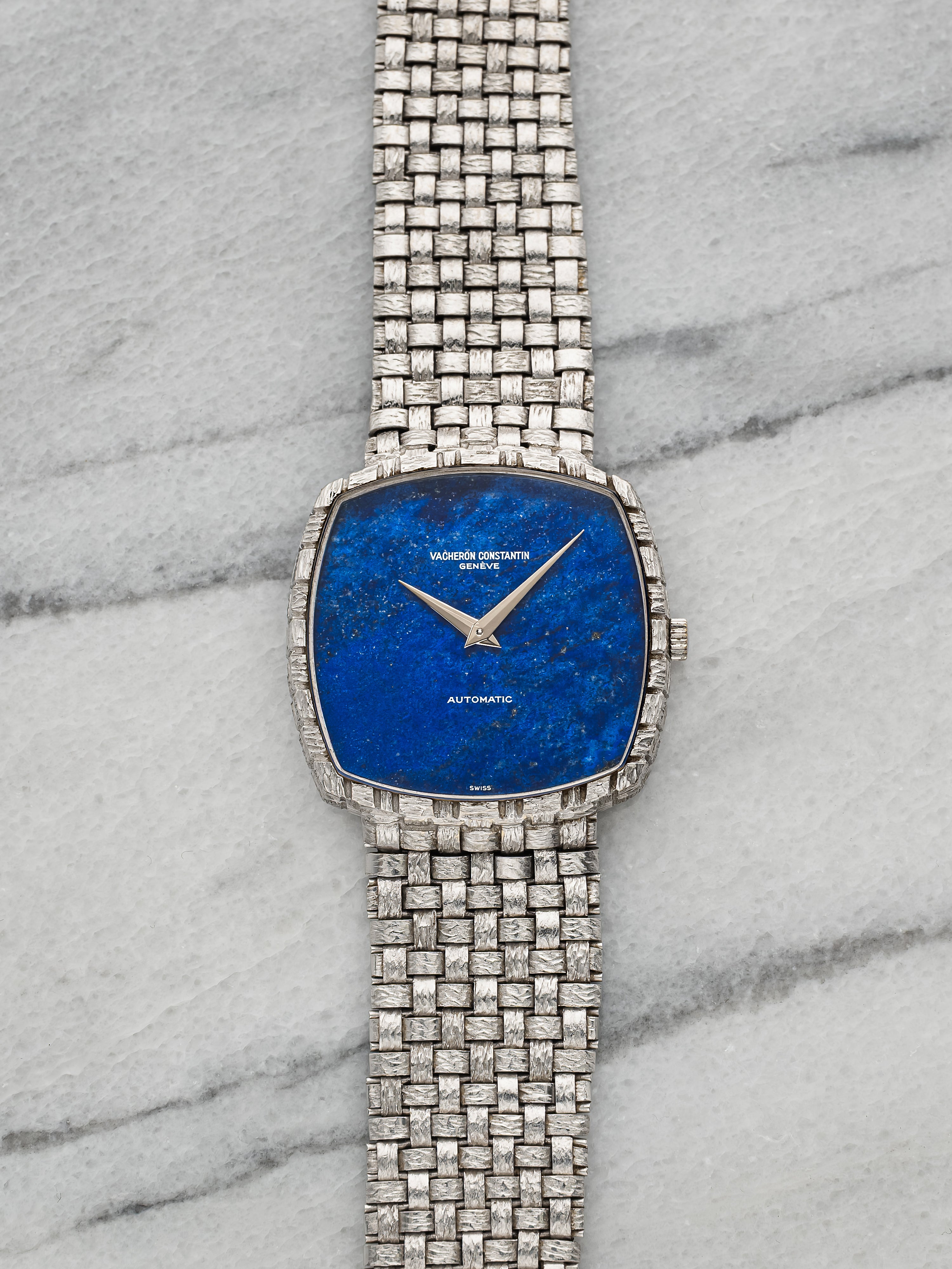 Vacheron Constantin 7931 – White Gold, Lapis Lazuli Dial & integrated Bracelet