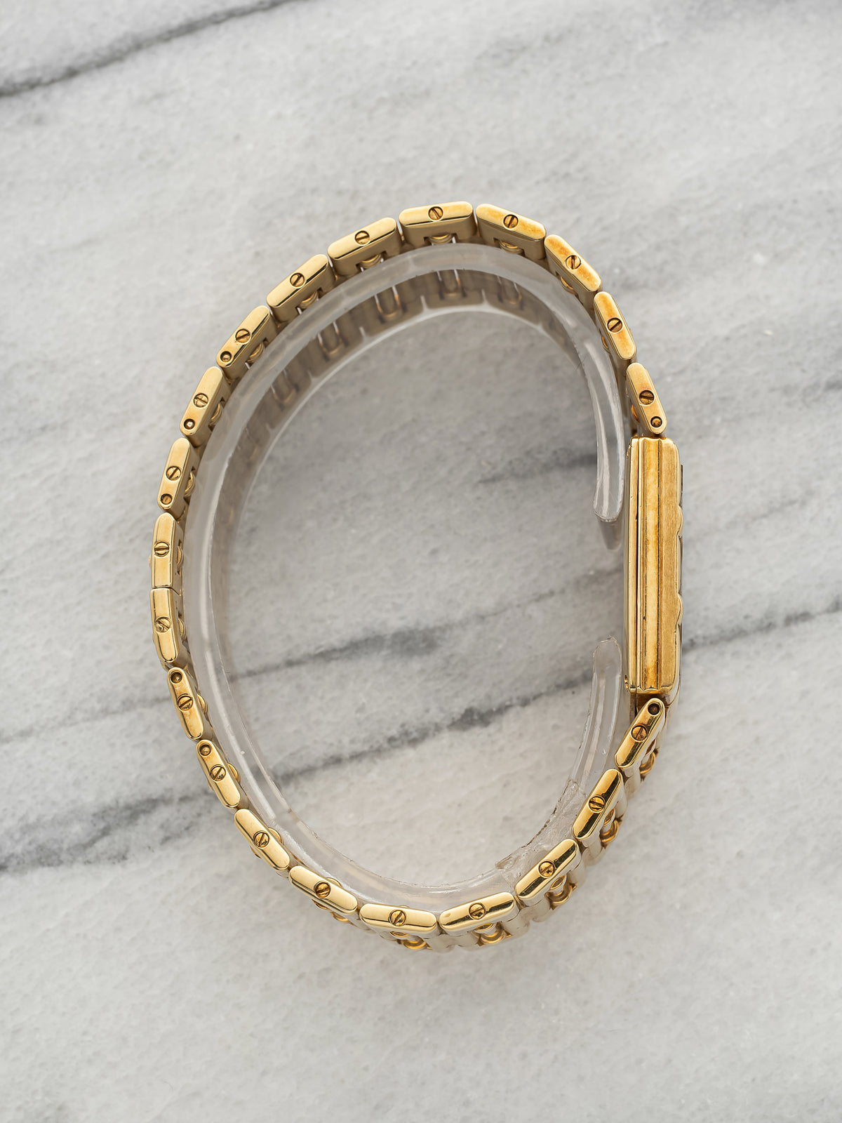 Vintage 1970s Piaget Dancer 80567K81 18K YG Champagne Dial Quartz 23mm