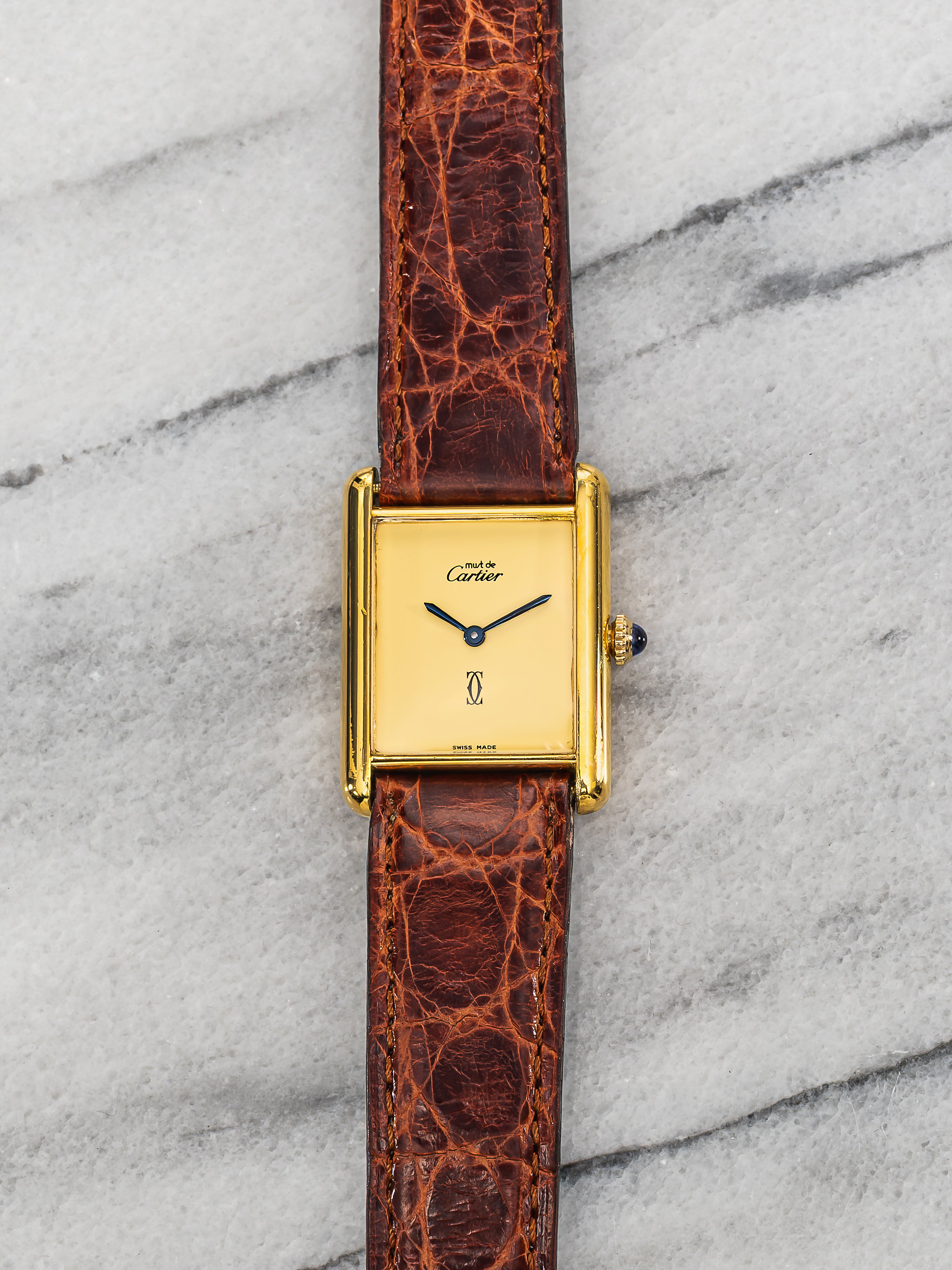 Cartier Tank – Lemon Dial