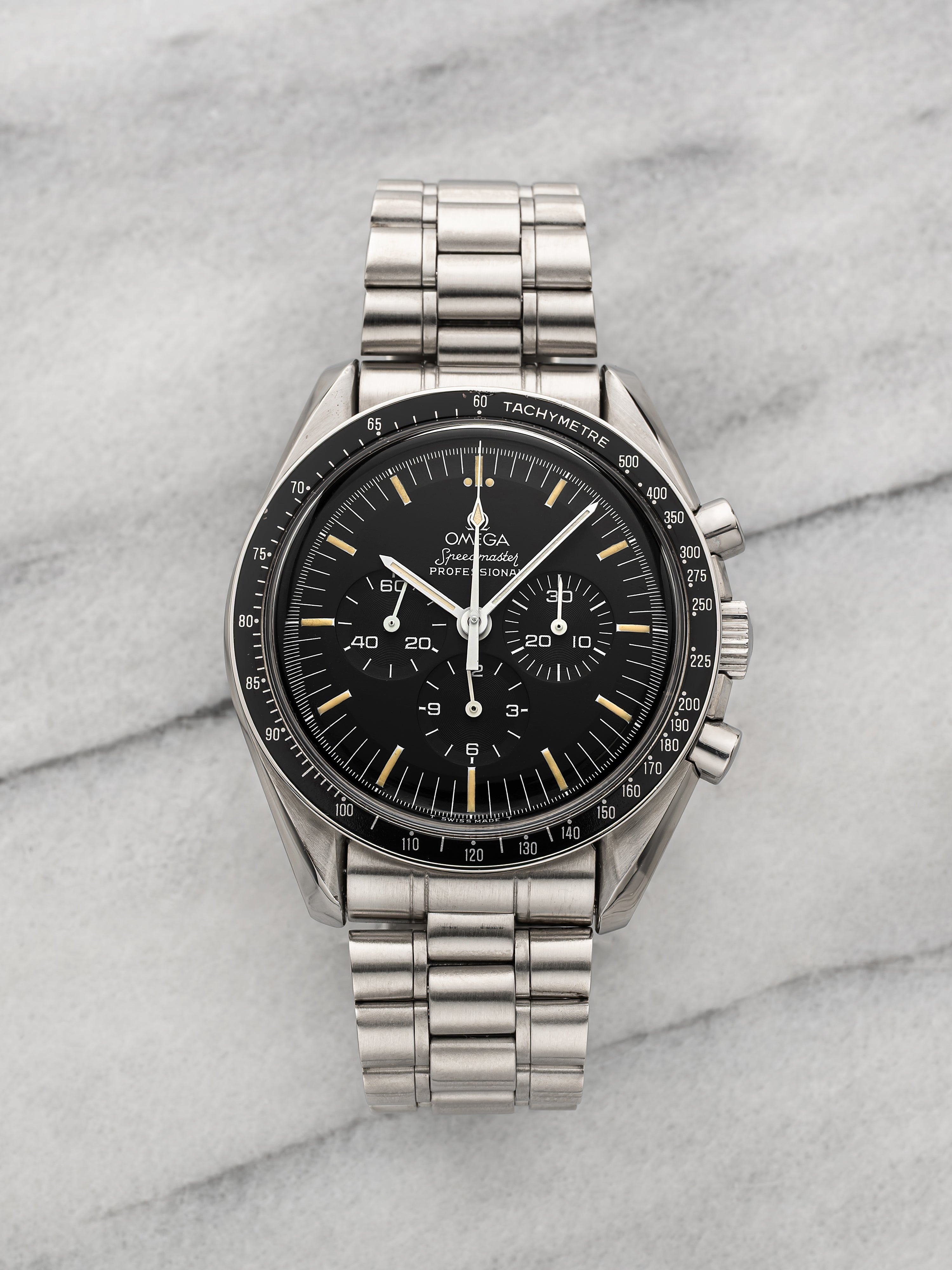 ~1990s Omega Speedmaster 3590.50.00 Stainless Steel Black Dial Manual 42mm