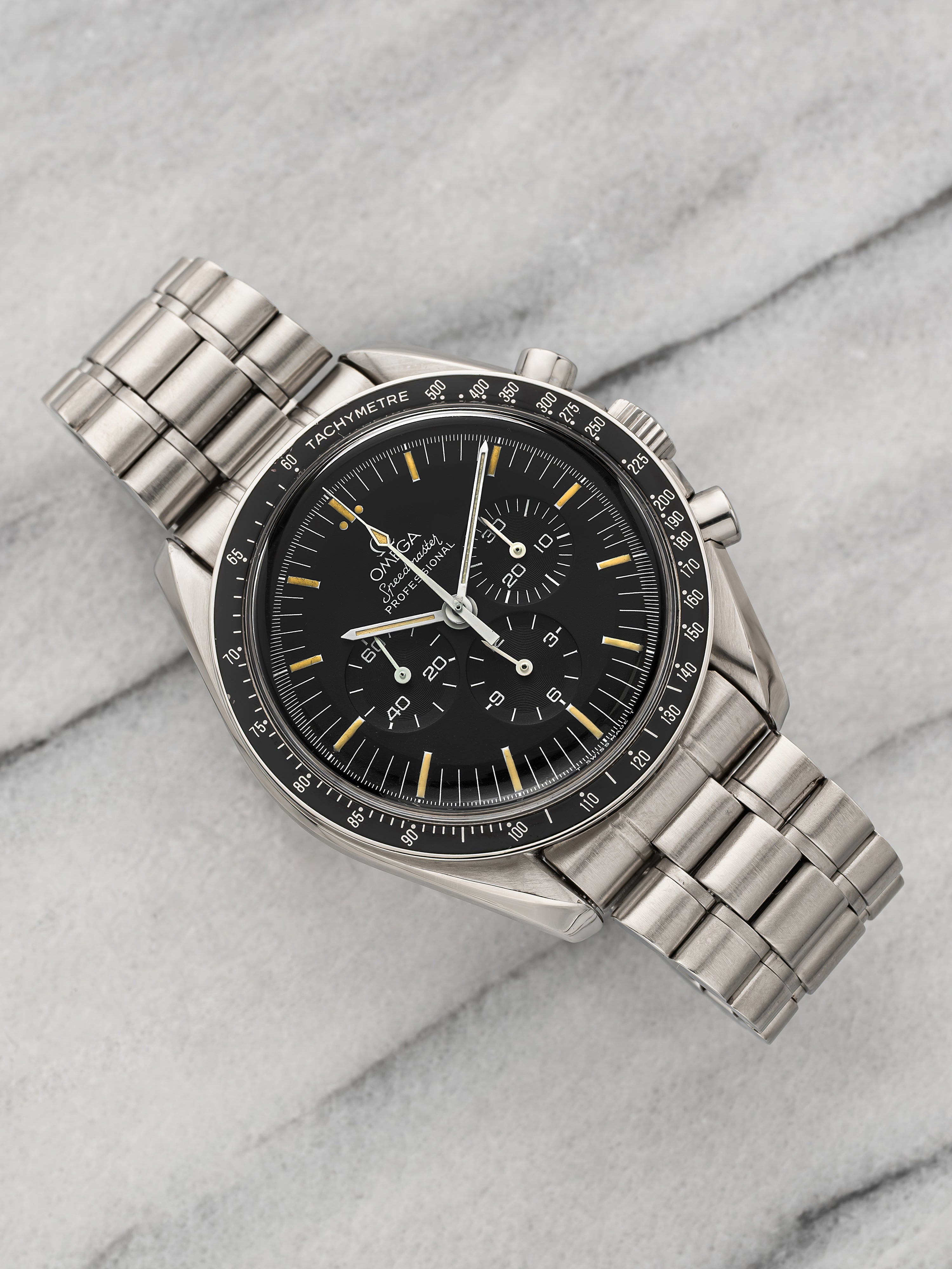 ~1990s Omega Speedmaster 3590.50.00 Stainless Steel Black Dial Manual 42mm