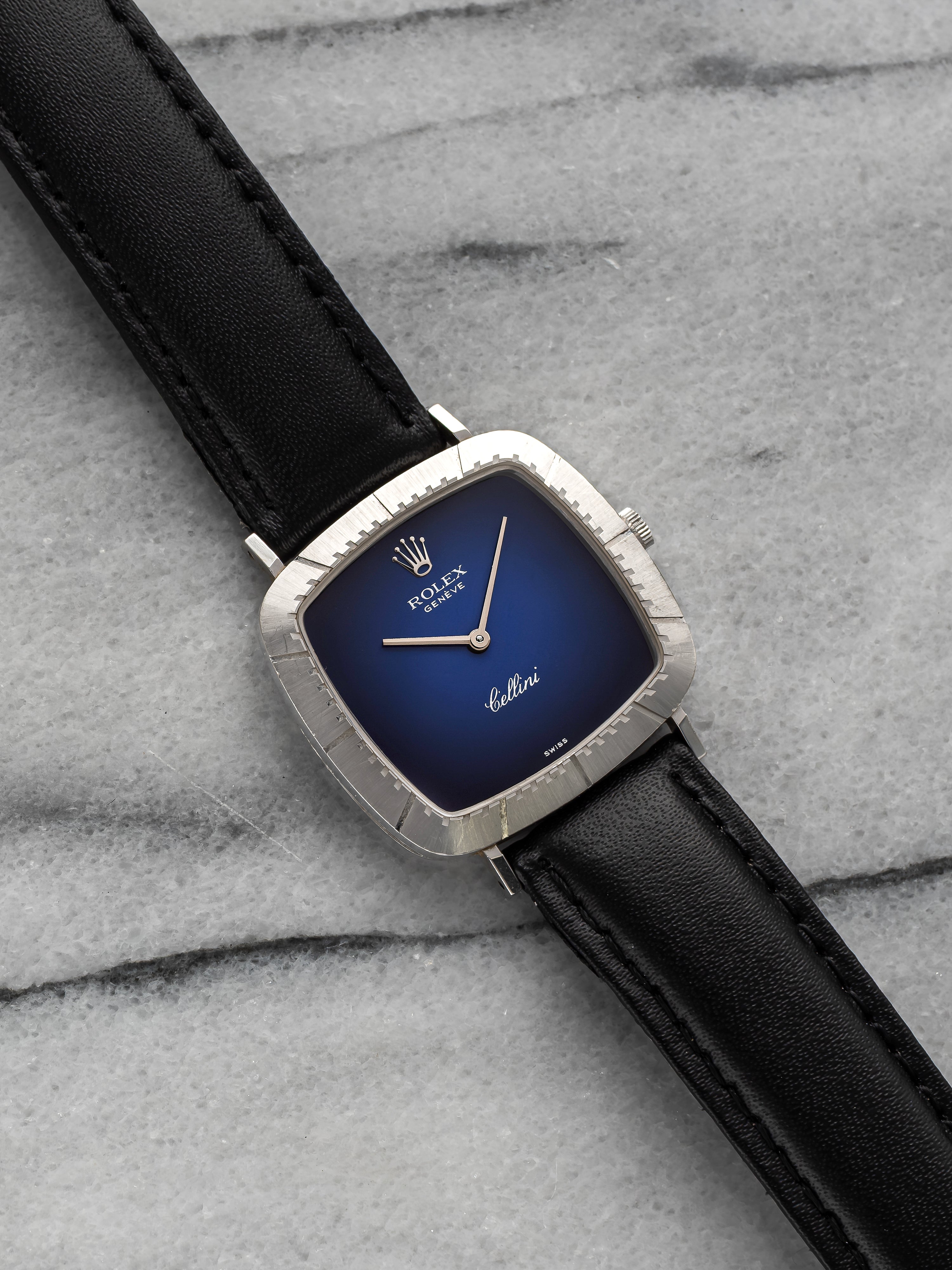 Rolex Cellini 4084 – Blue Vignette Dial