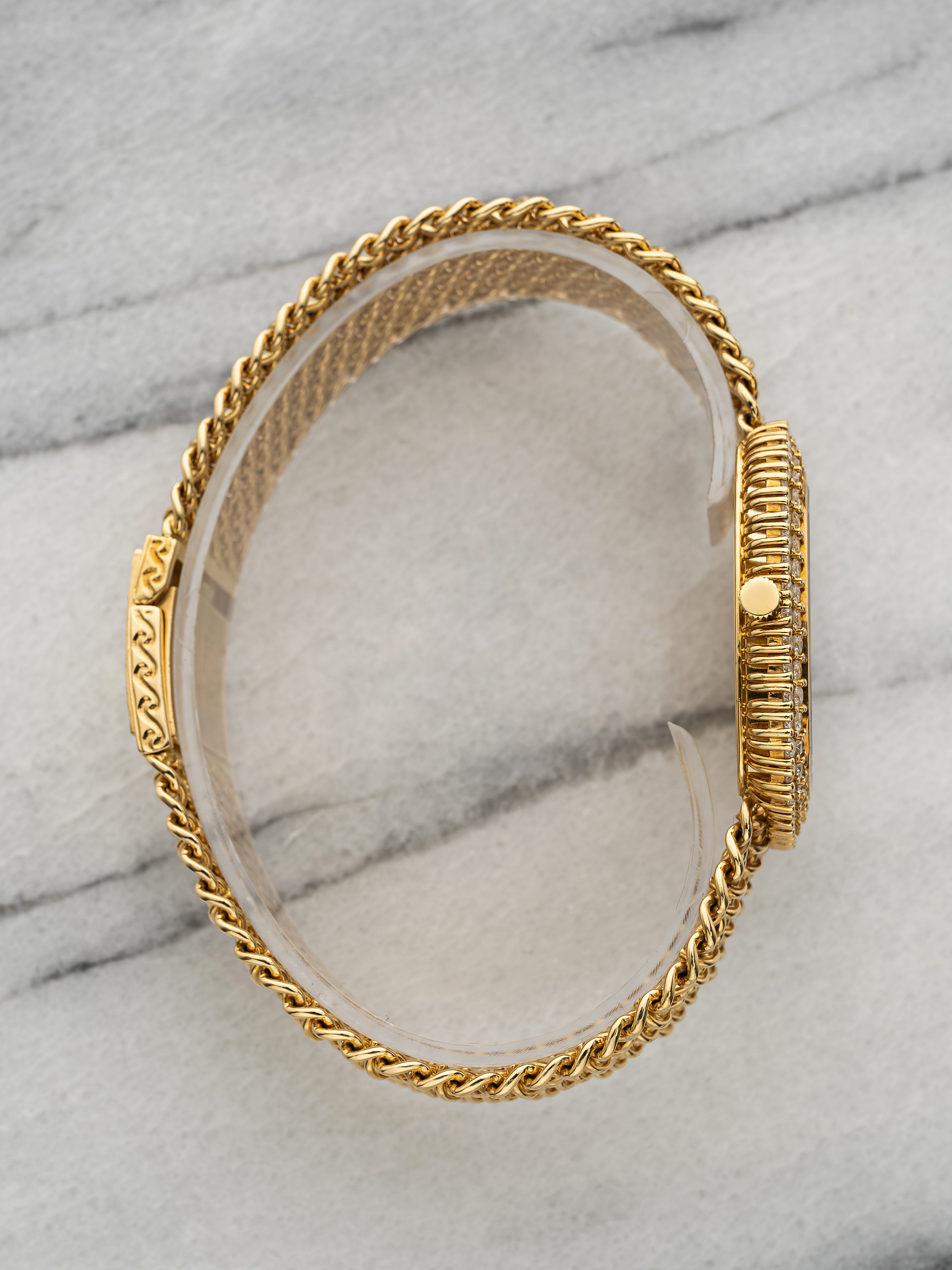 Audemars Piguet Haute Joaillerie 14720BA – Yellow Gold Pavé Ruby Dial