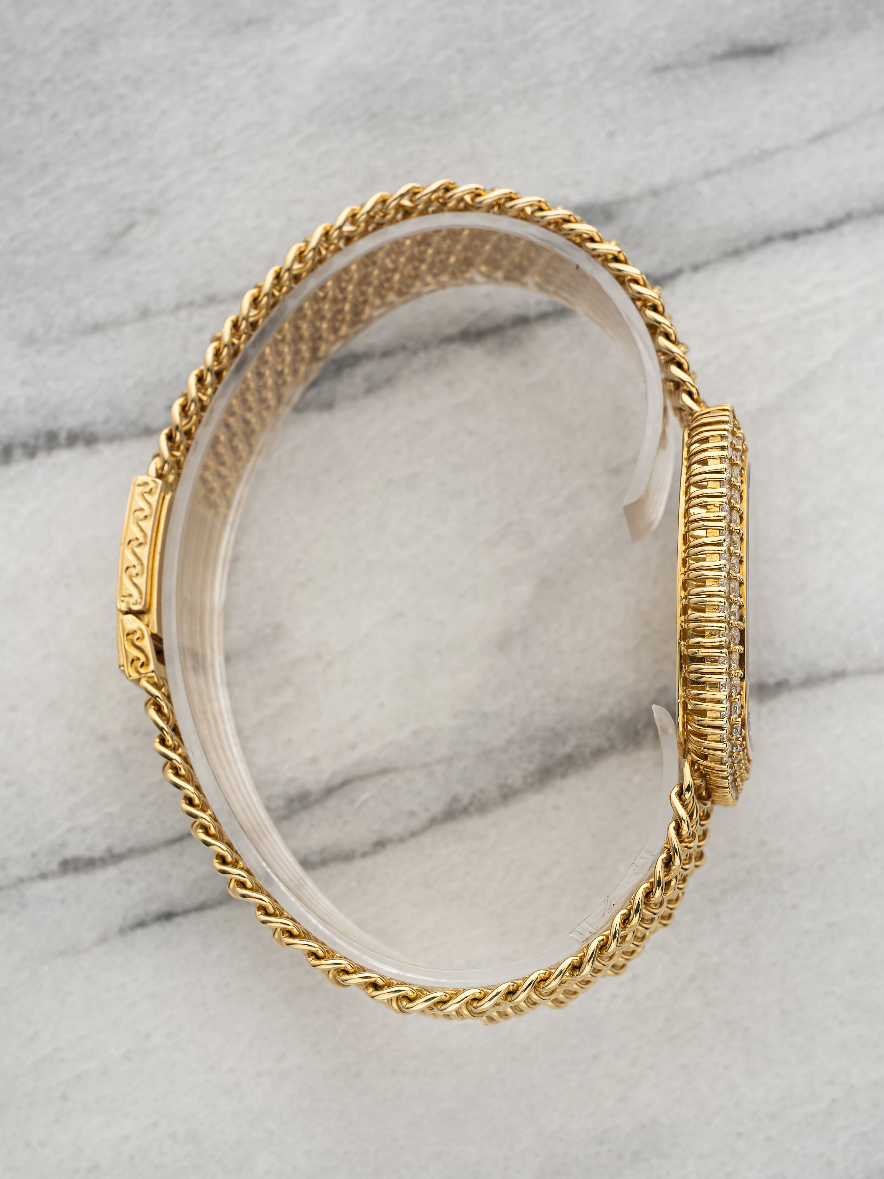 Audemars Piguet Haute Joaillerie 14720BA – Yellow Gold Pavé Ruby Dial