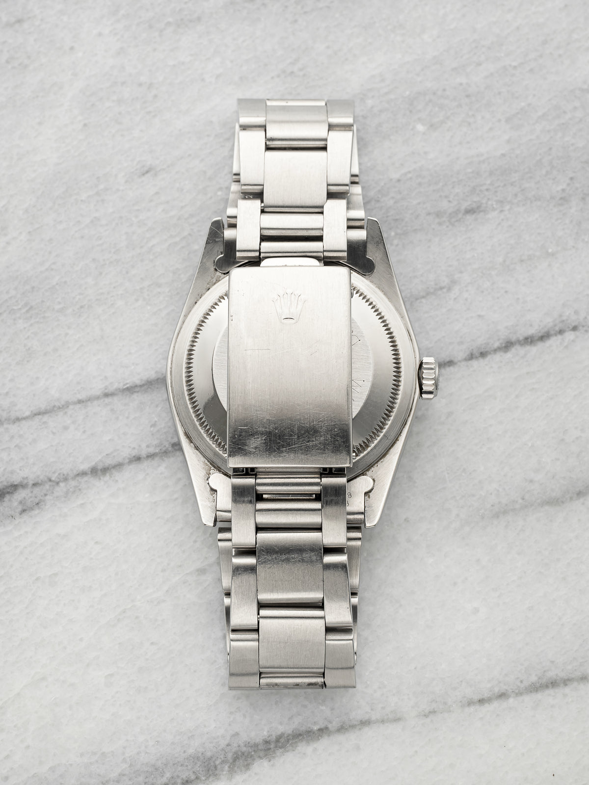 Vintage 1990 Rolex Datejust 16220 Stainless Steel Blue Roman Dial Automatic 36mm