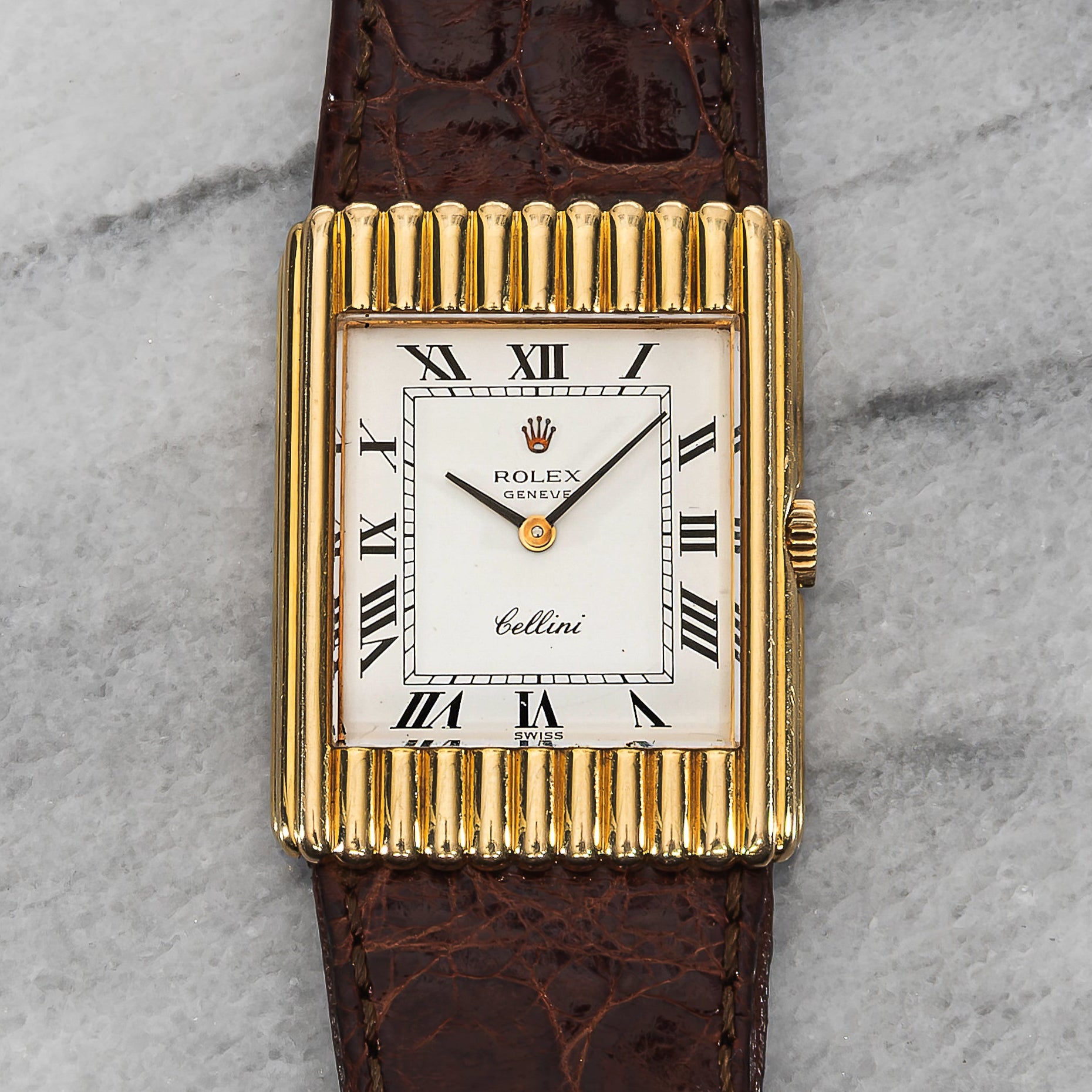 Rolex Cellini 4016 – White Roman Dial