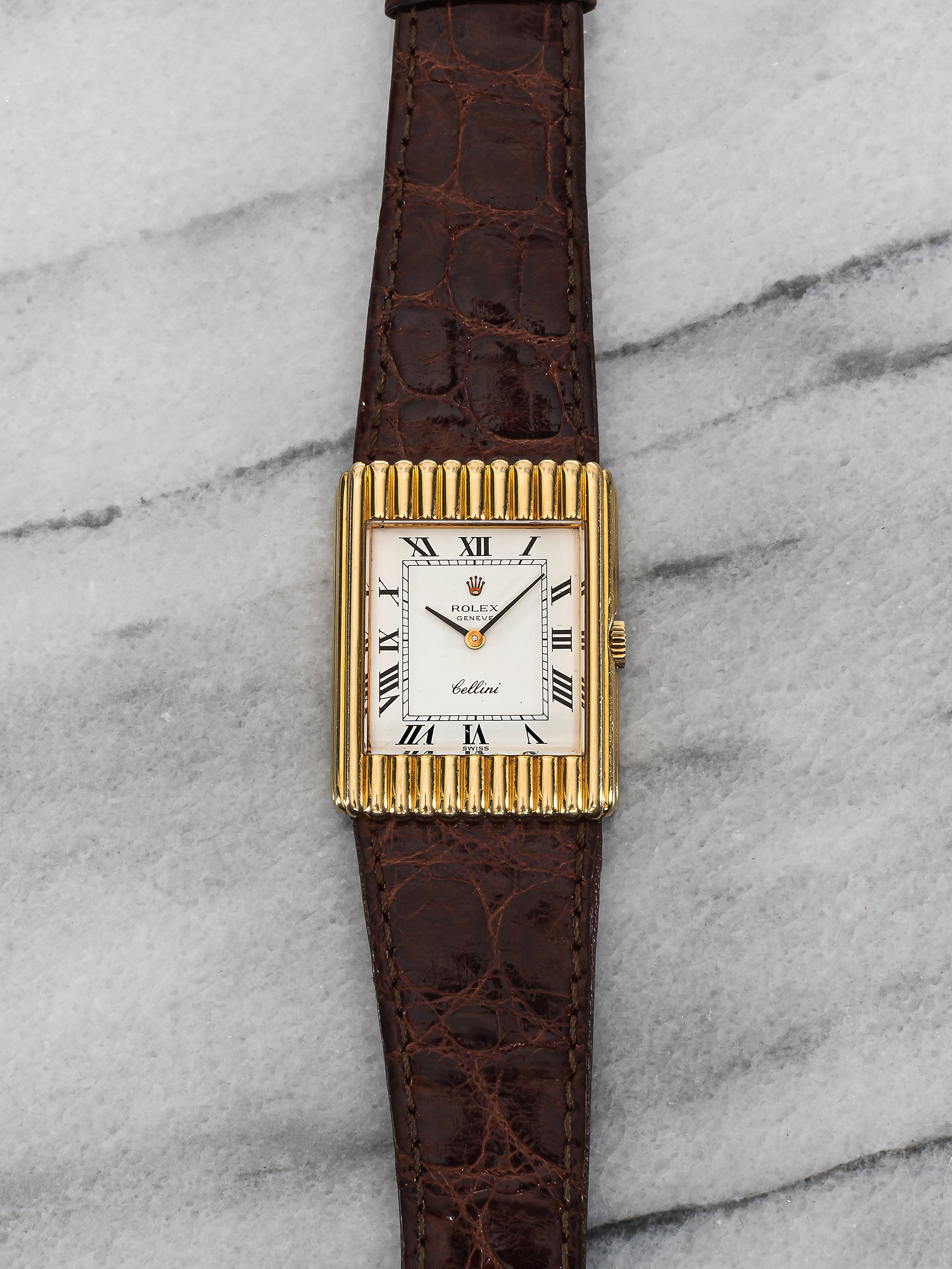 Rolex Cellini 4016 – White Roman Dial