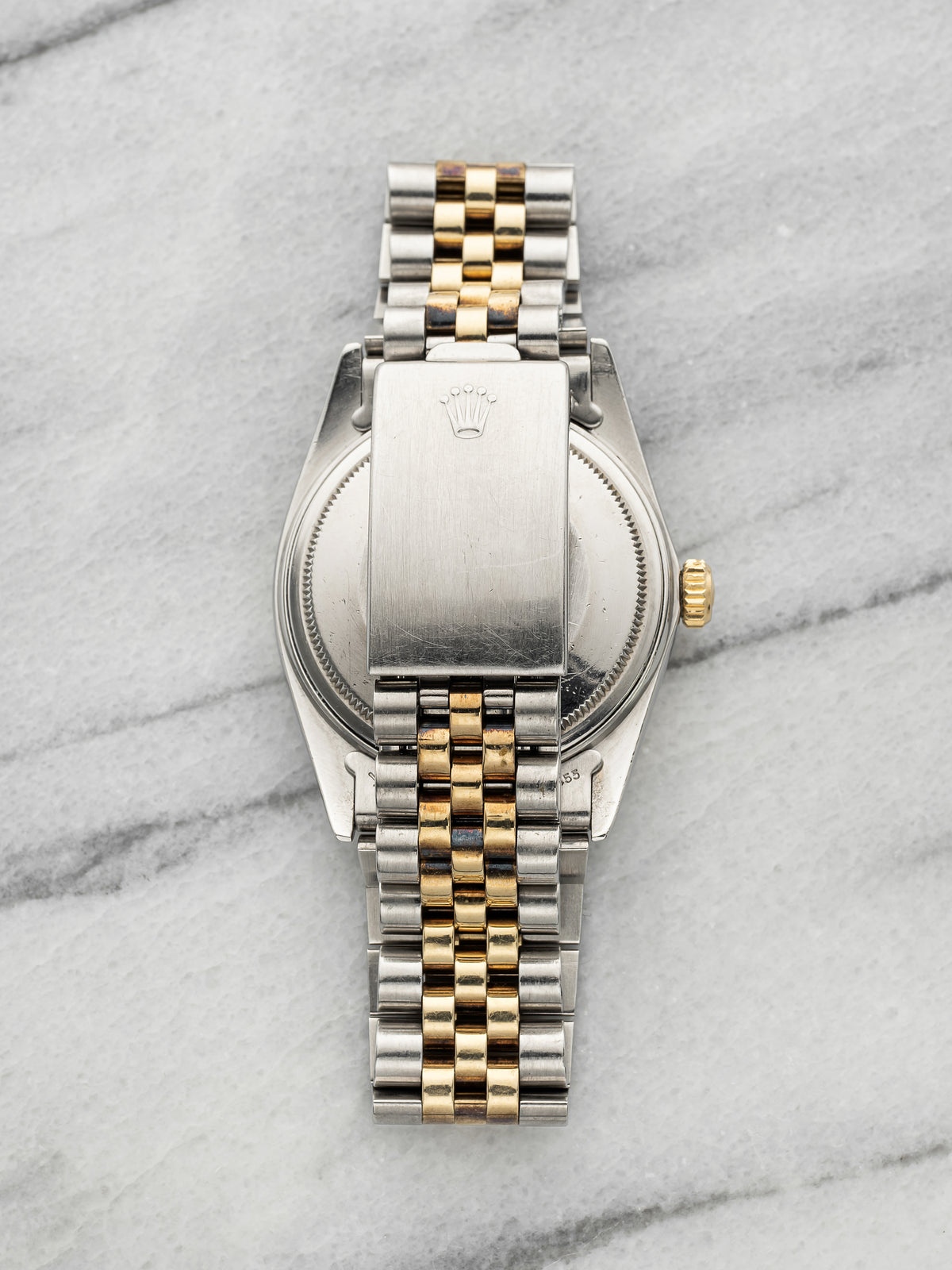 Vintage 1981 Rolex Datejust 16013 Two-Tone White Buckley Dial Auto 36mm