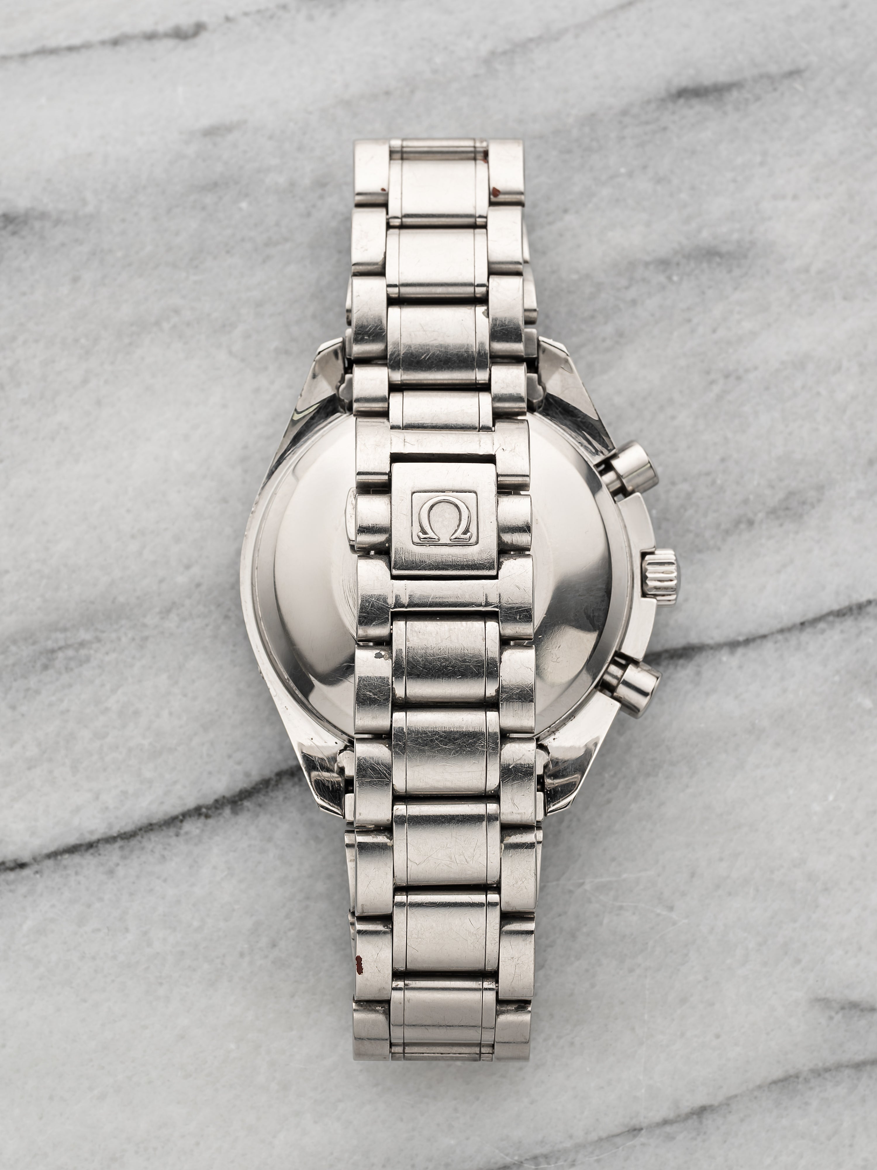1990s Omega Speedmaster Day-Date 3520.53.00 Steel Grey Dial Automatic 39mm