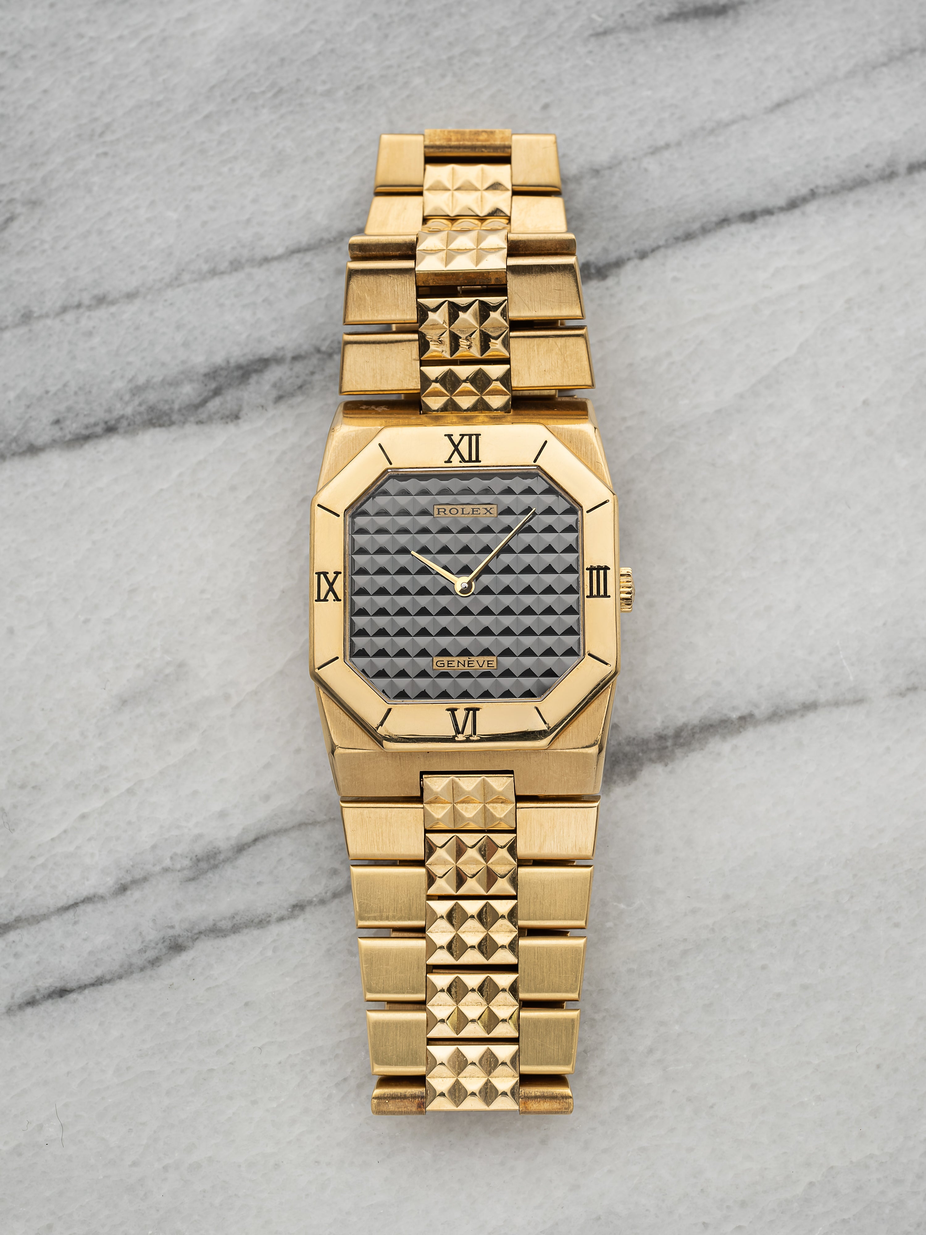 1981 Rolex Cellini 5150/8 – Yellow Gold Pyramid Dial