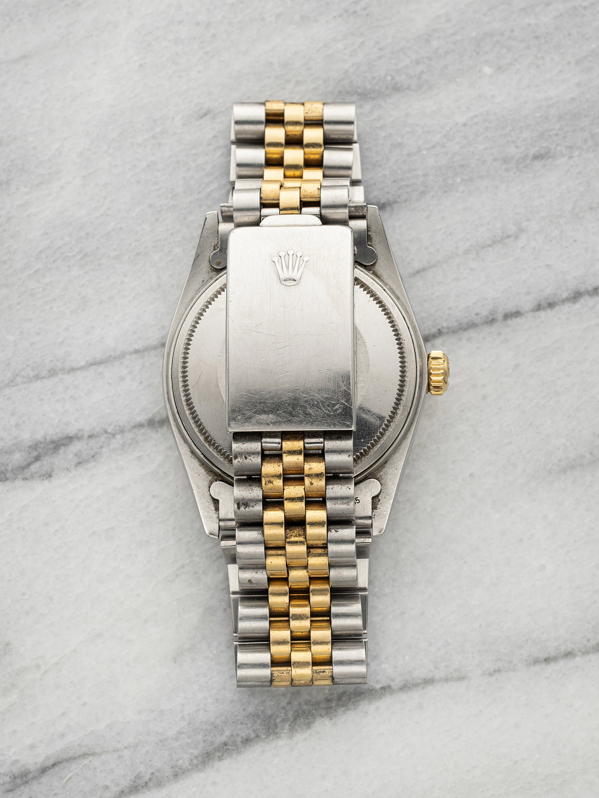 Vintage 1986 Rolex Datejust 16013 Two-Tone Champagne Diamond Dial Auto 36mm
