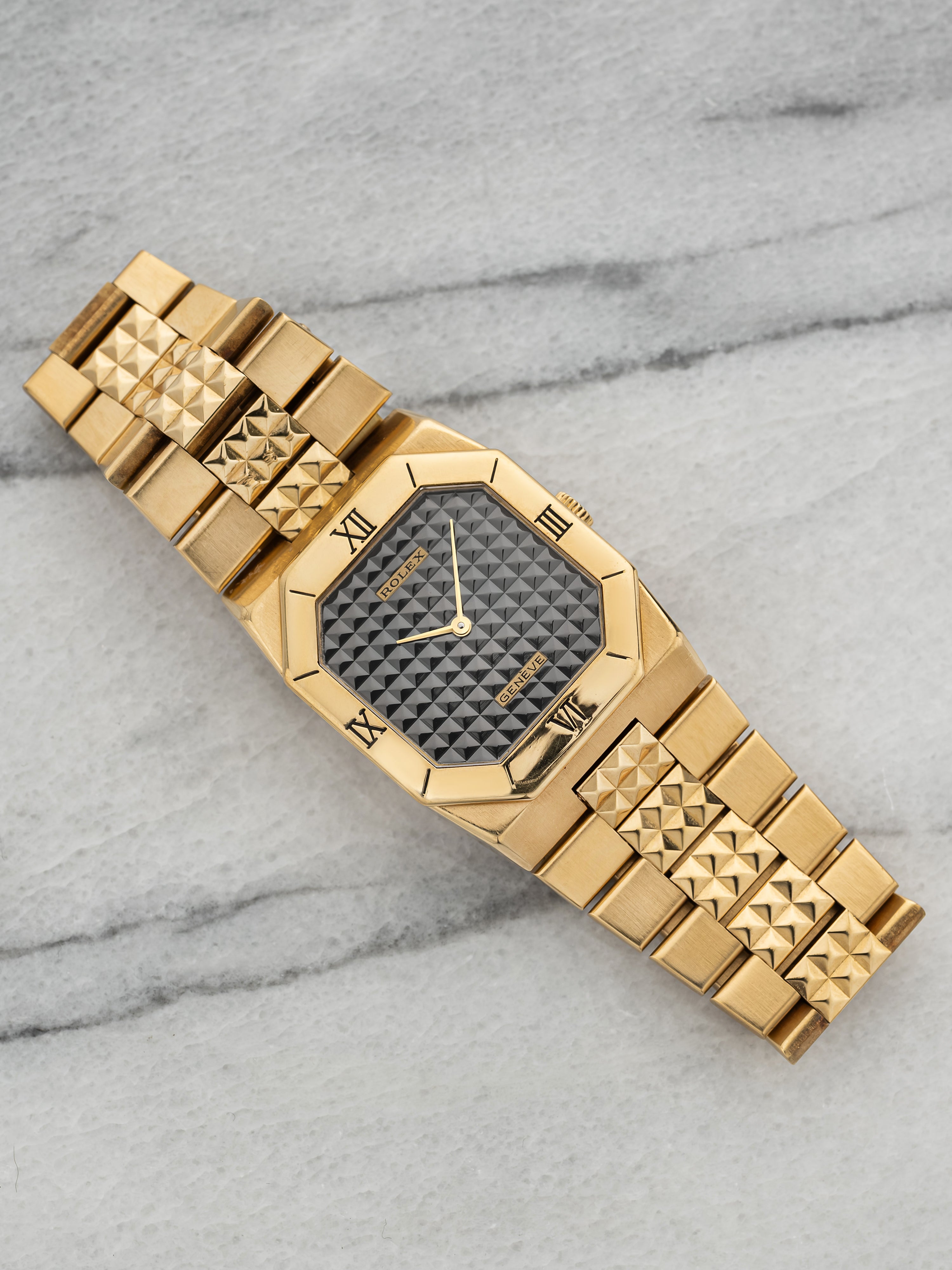 1981 Rolex Cellini 5150/8 – Yellow Gold Pyramid Dial
