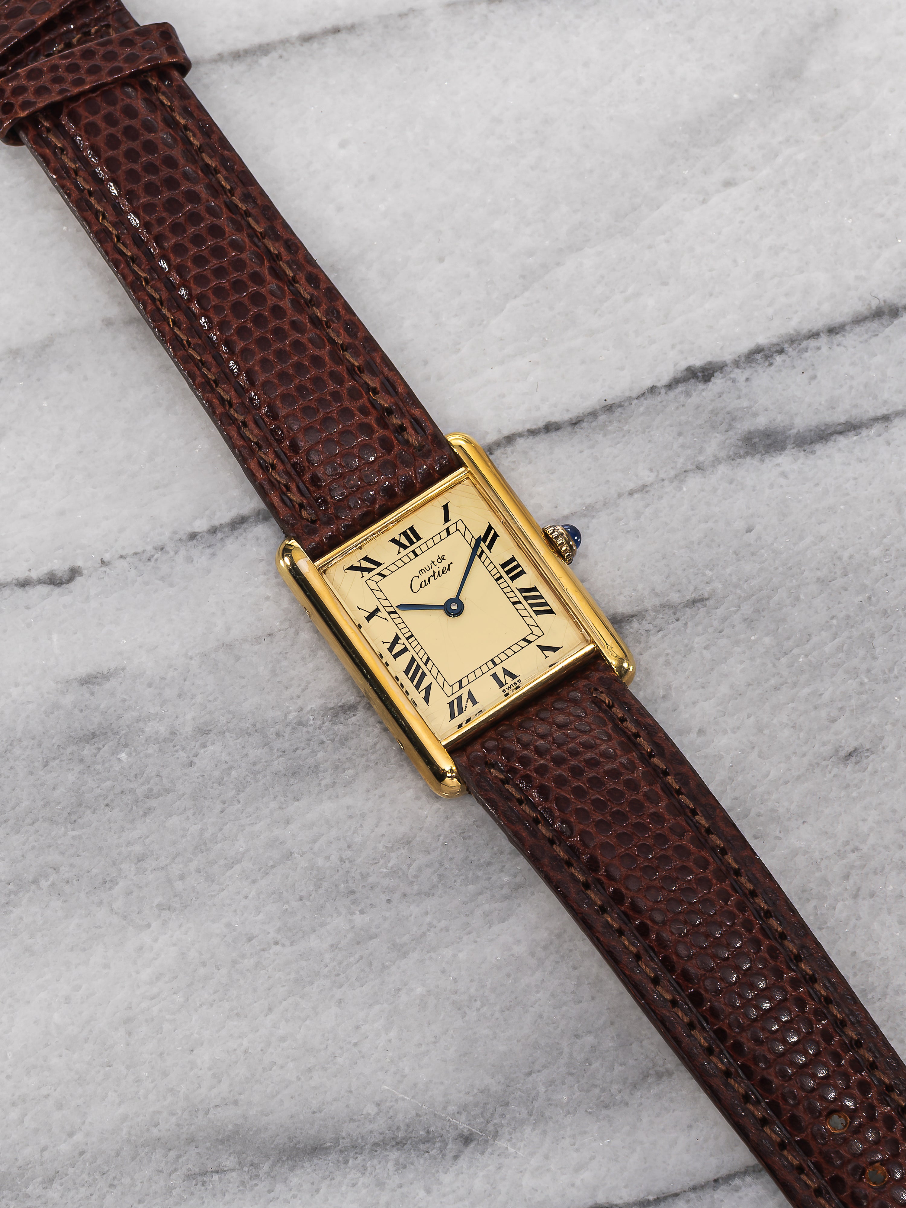 Cartier Tank – Lemon Dial