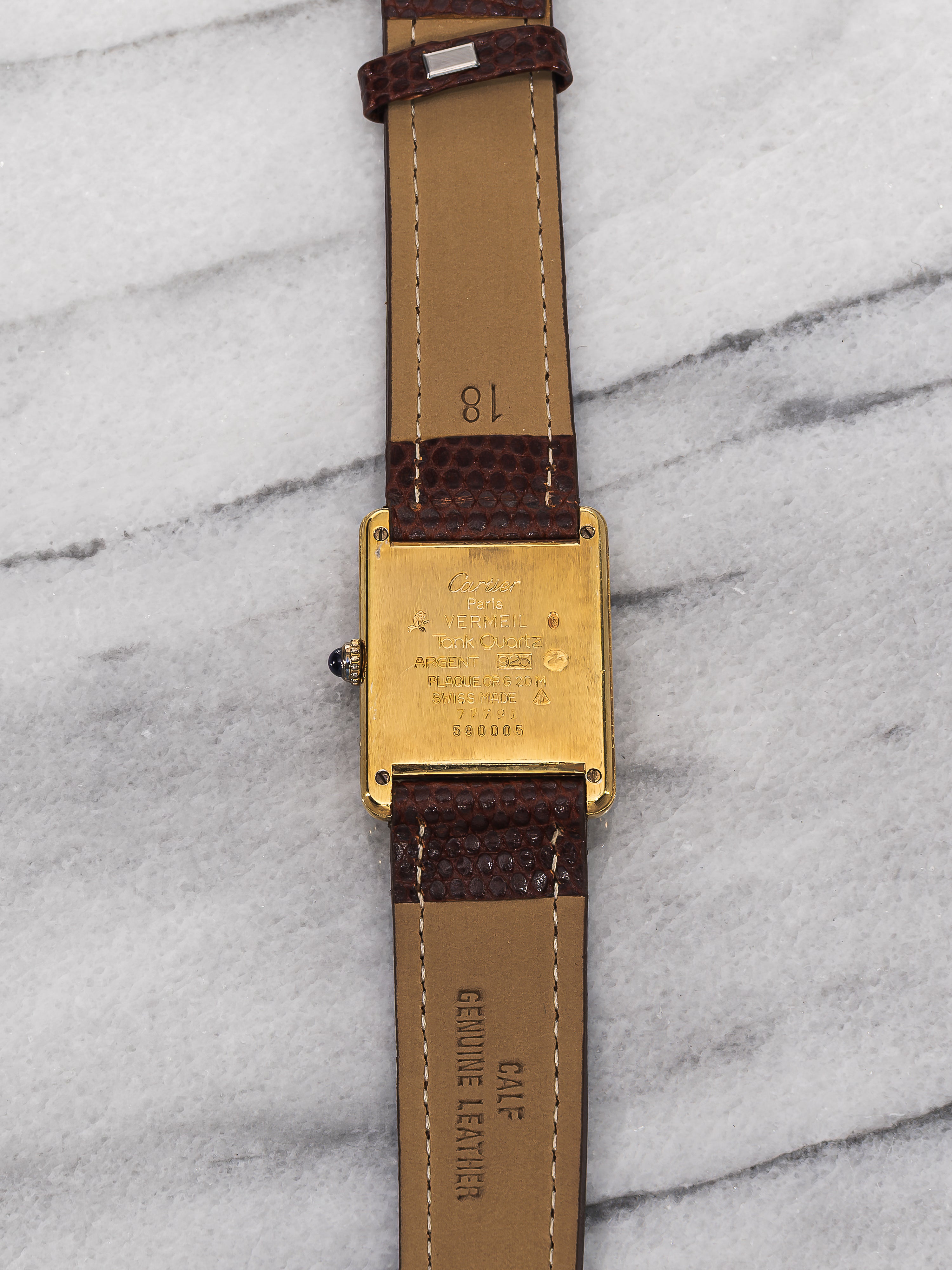 Cartier Tank – Lemon Dial