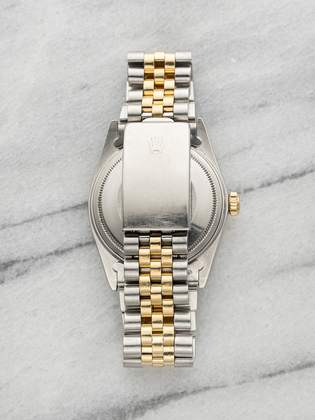 Vintage 1986 Rolex Datejust 16013 Two-Tone Mocha Sunburst Dial Auto 36mm