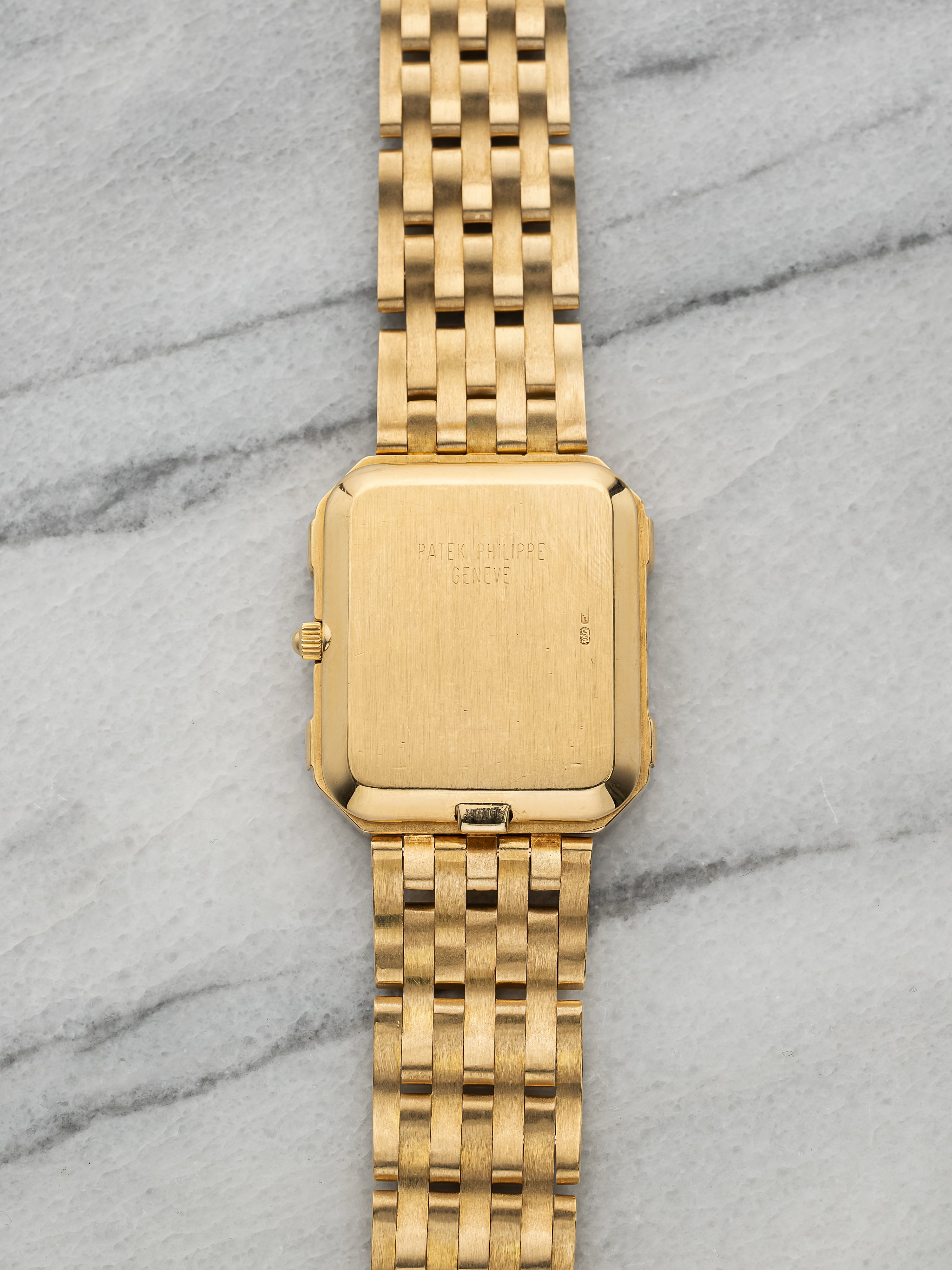 Patek Philippe 3833/12 – Rose Gold Champagne Diamond & Ruby Dial