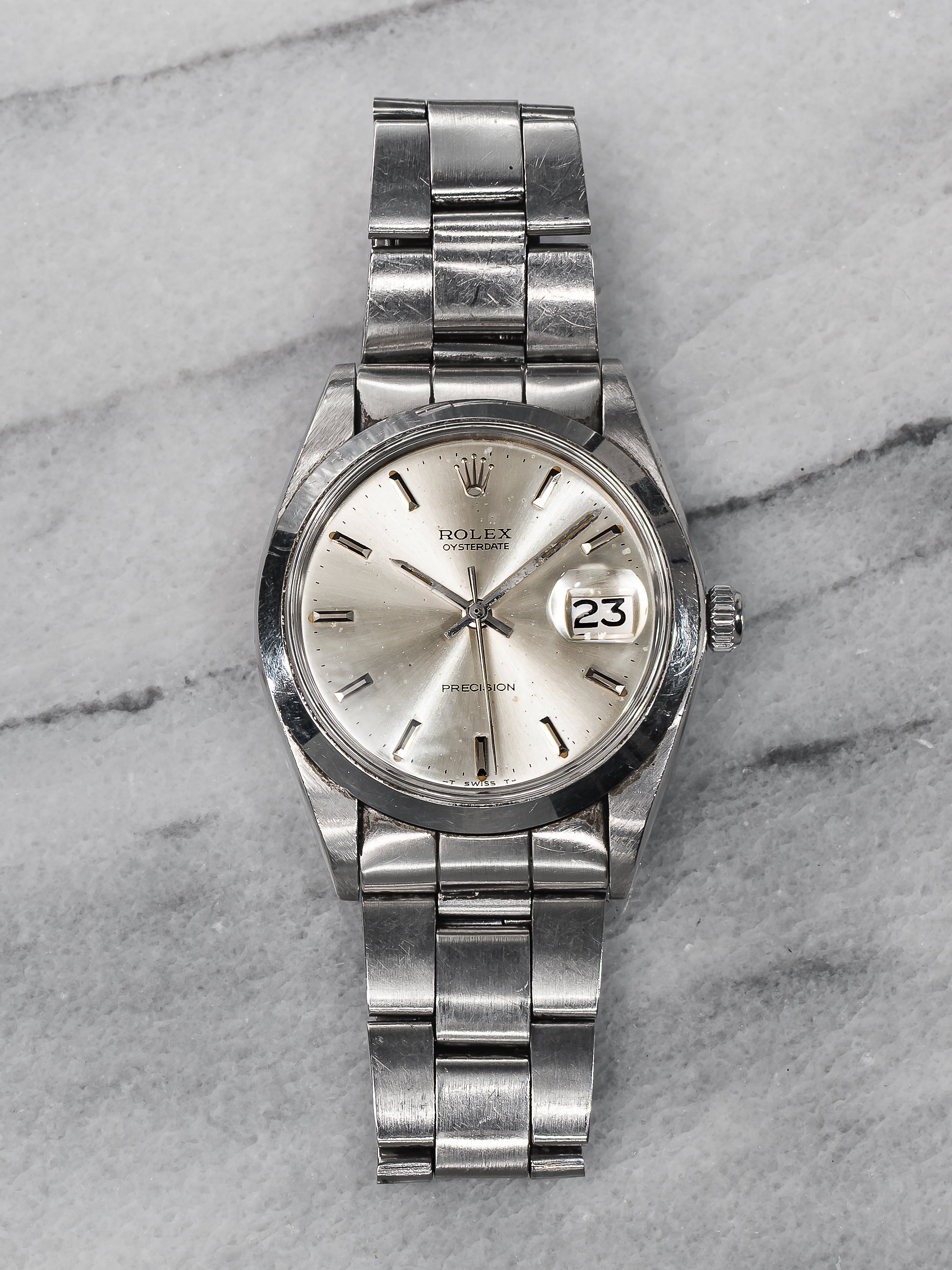 Rolex Oysterdate Precision 6694 – Silver Dial