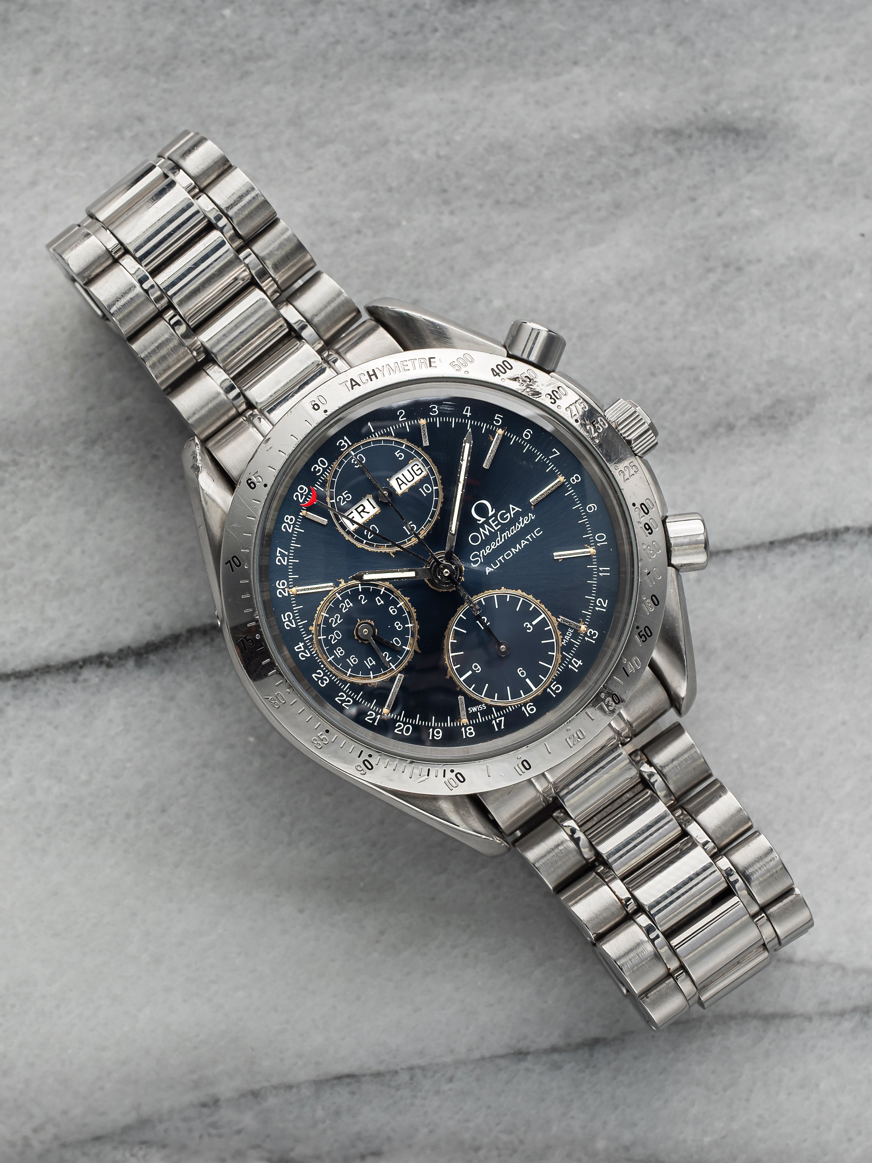 Omega Speedmaster Triple Calender - Blue Dial