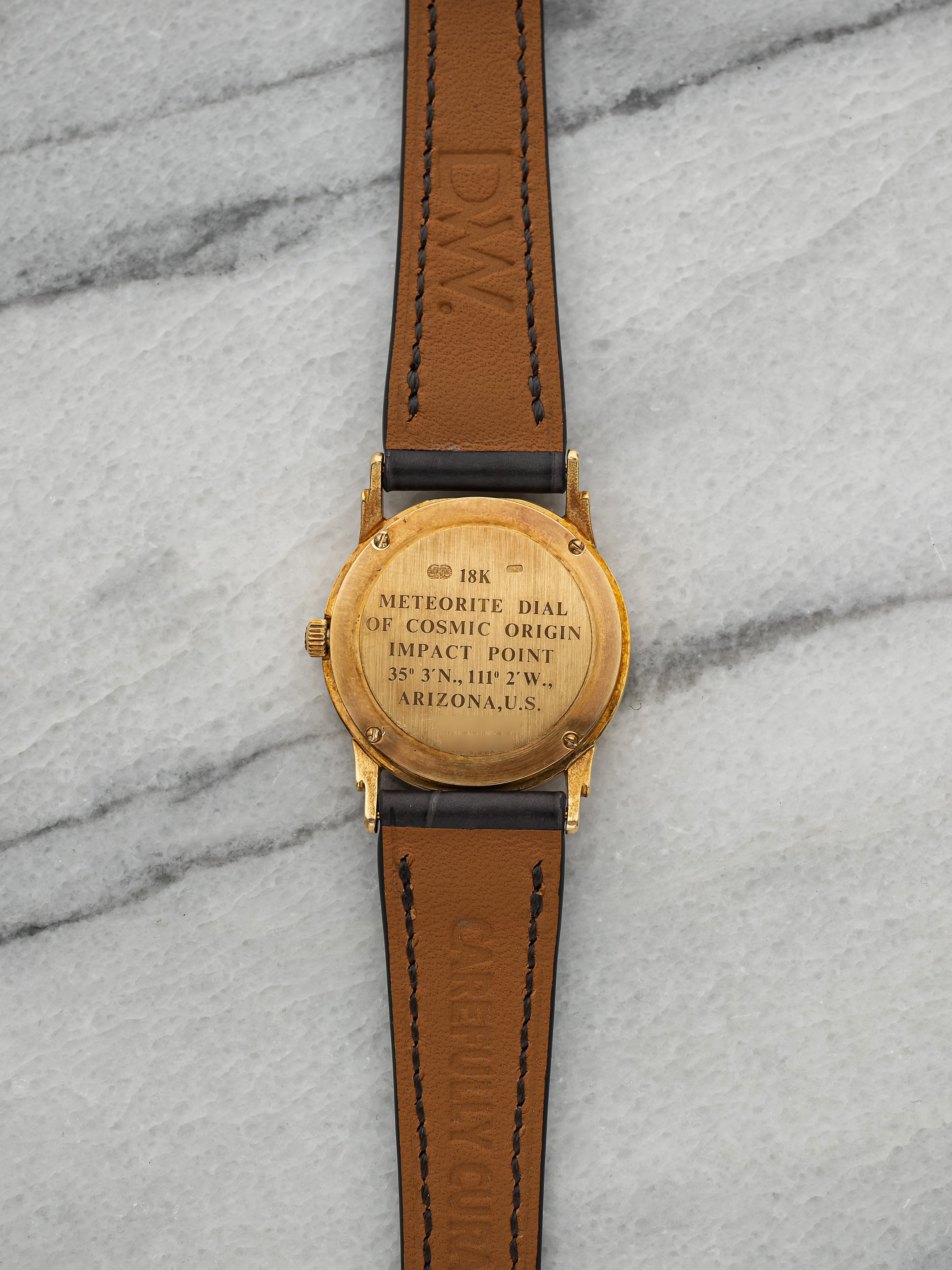 Corum 405146 – Yellow Gold Meteorite Dial