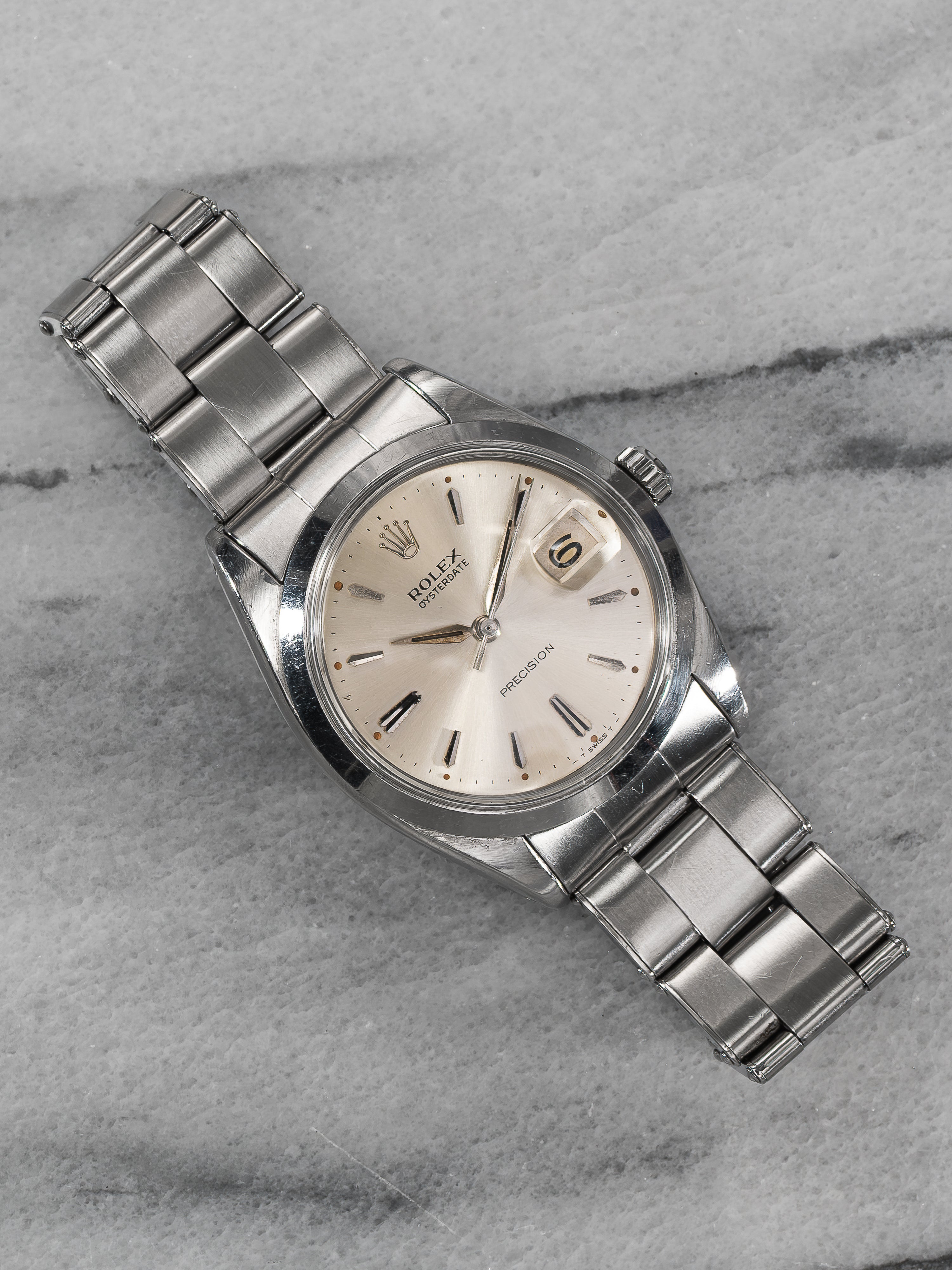 Rolex Oysterdate Precision 6694 – Silver Dial