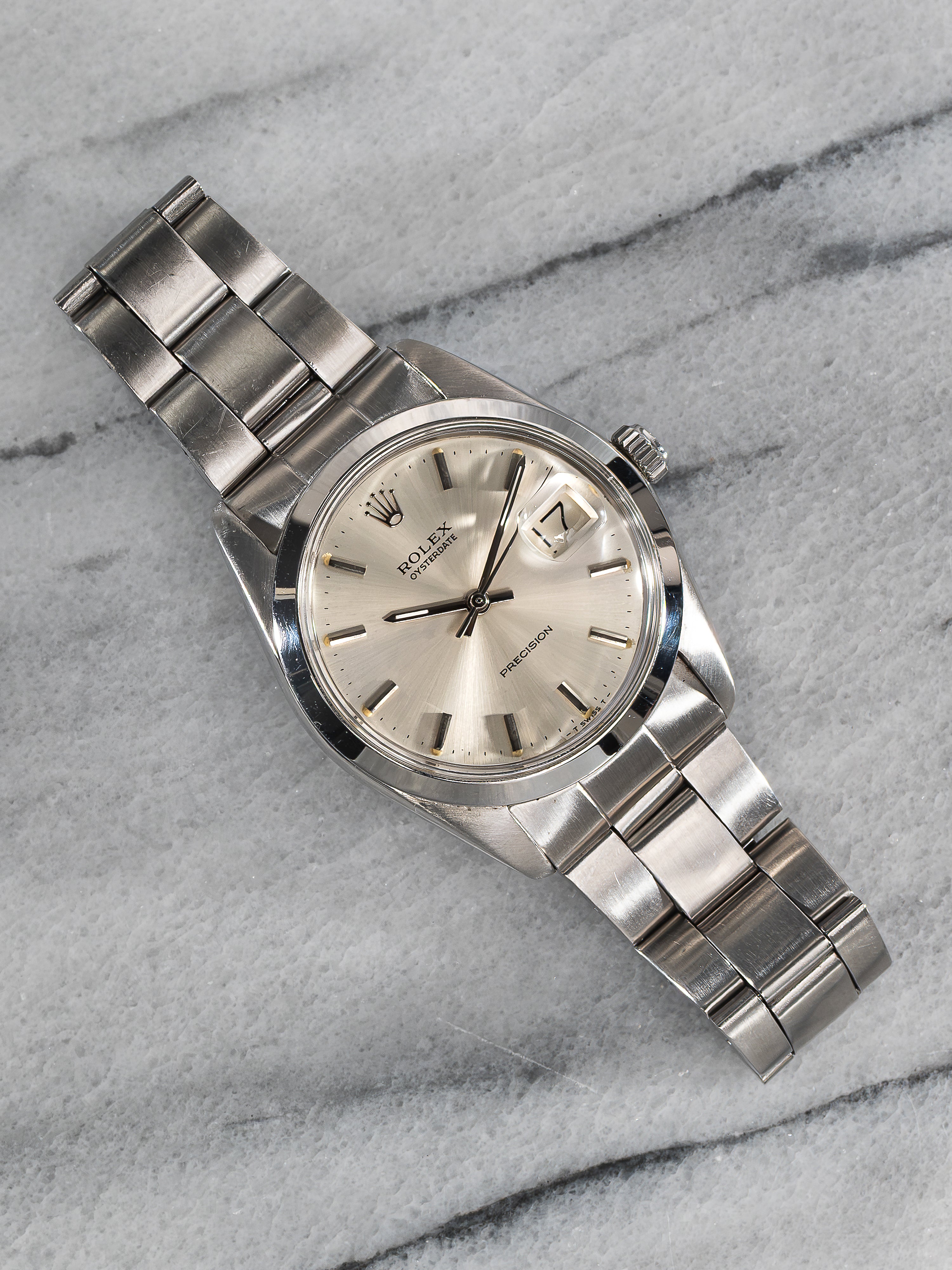 Rolex Oysterdate Precision 6694 – Silver Dial