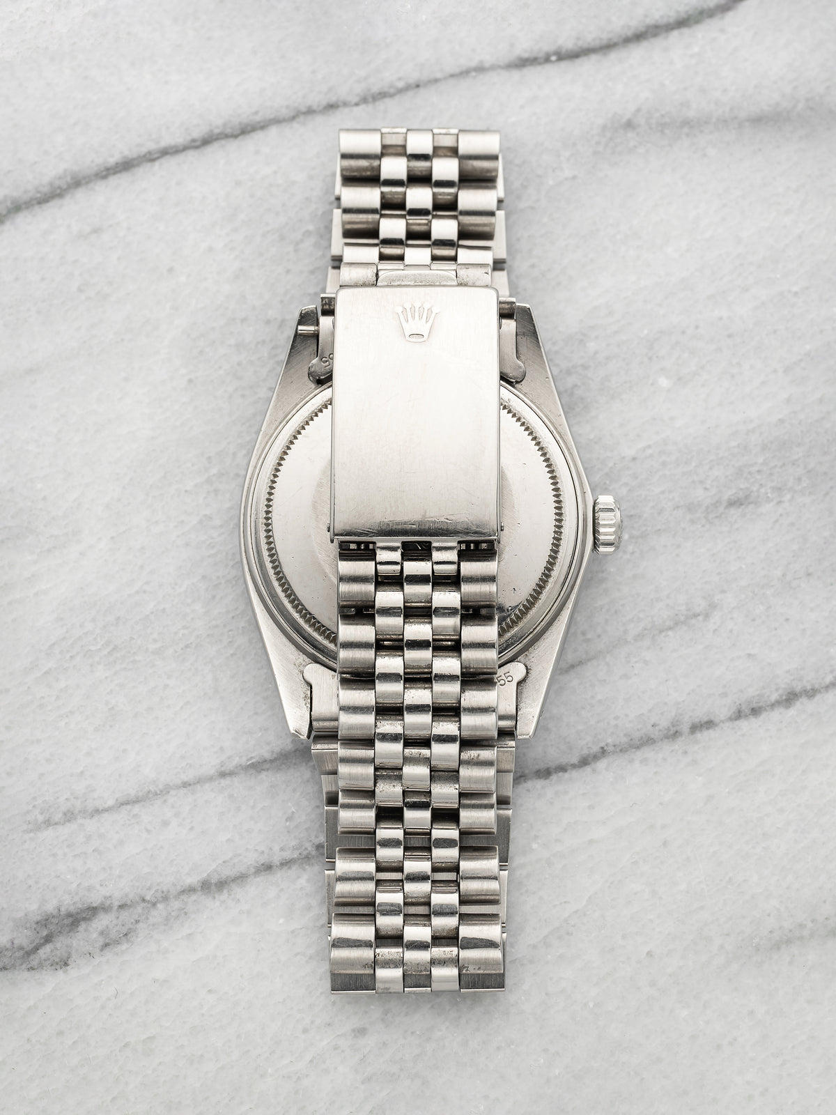 Vintage 1984 Rolex Datejust 16030 Stainless Steel Grey Tapestry Dial Auto 36mm