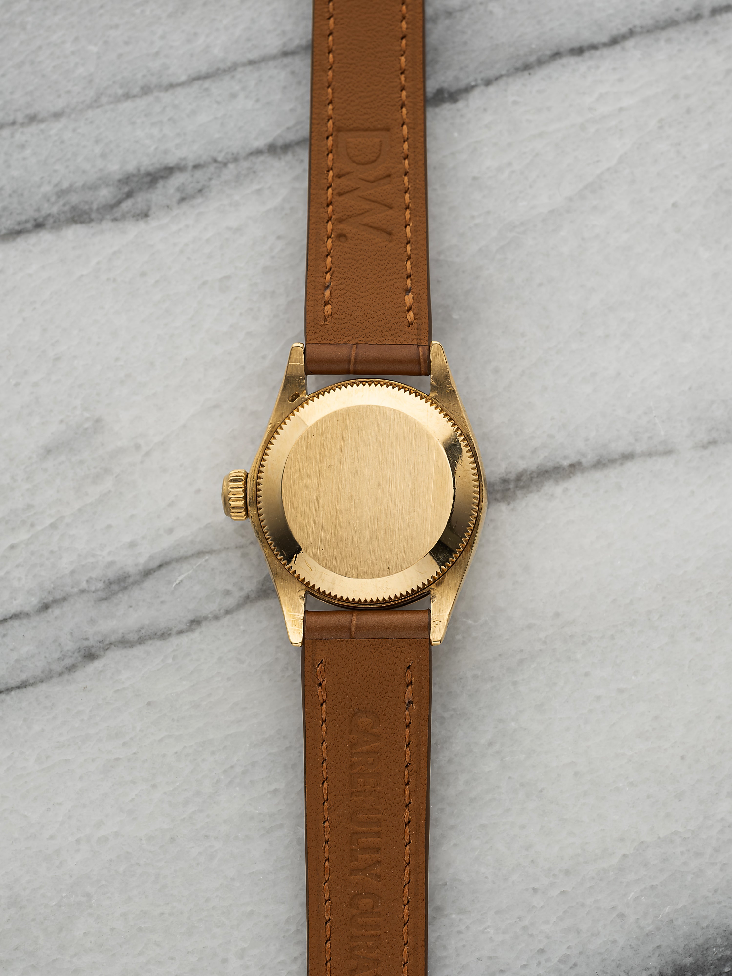 1966 Rolex Lady Datejust 6516 – 18K Yellow Gold Wood Dial