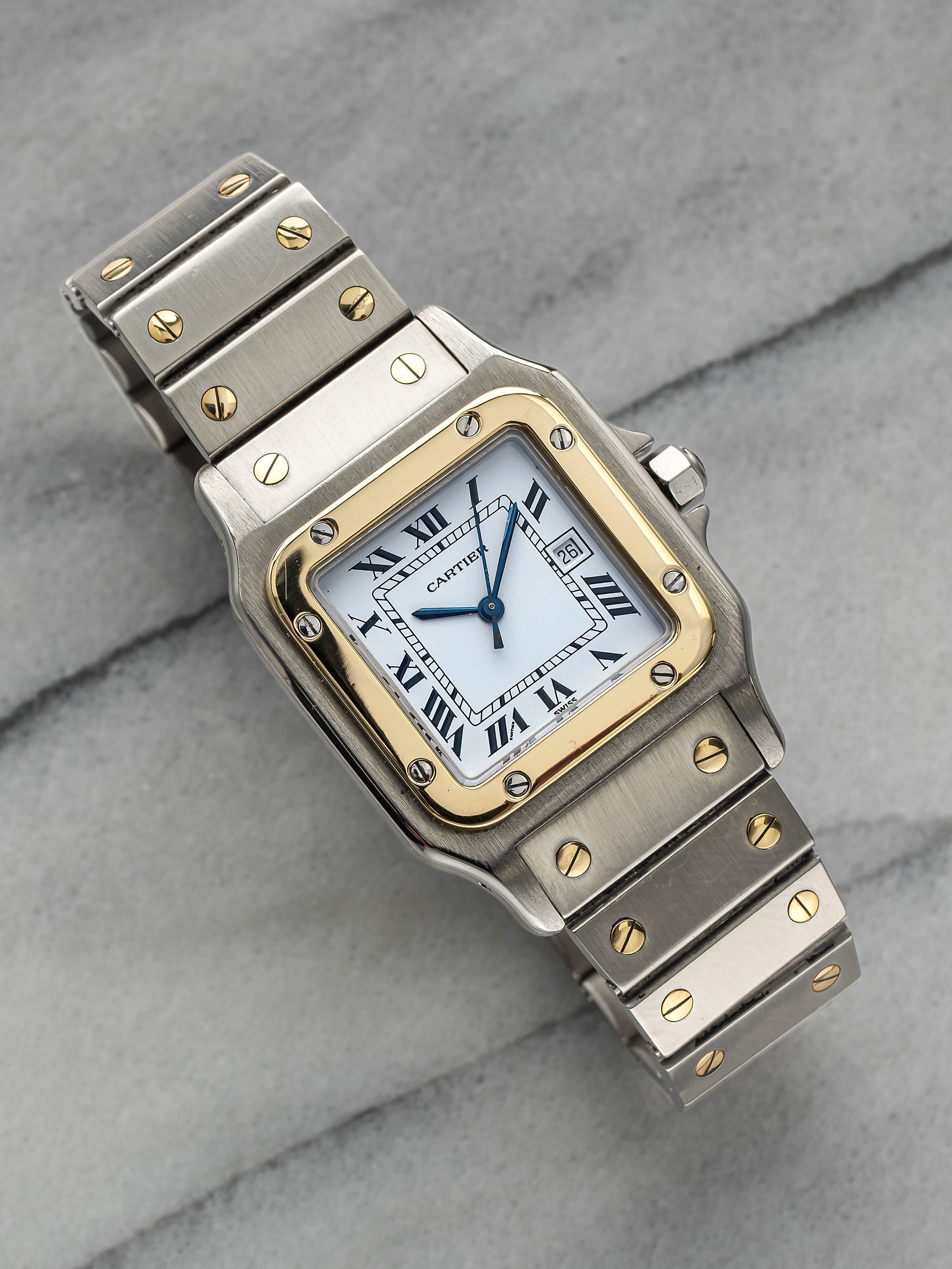 Cartier Santos 2961 - White Roman Dial
