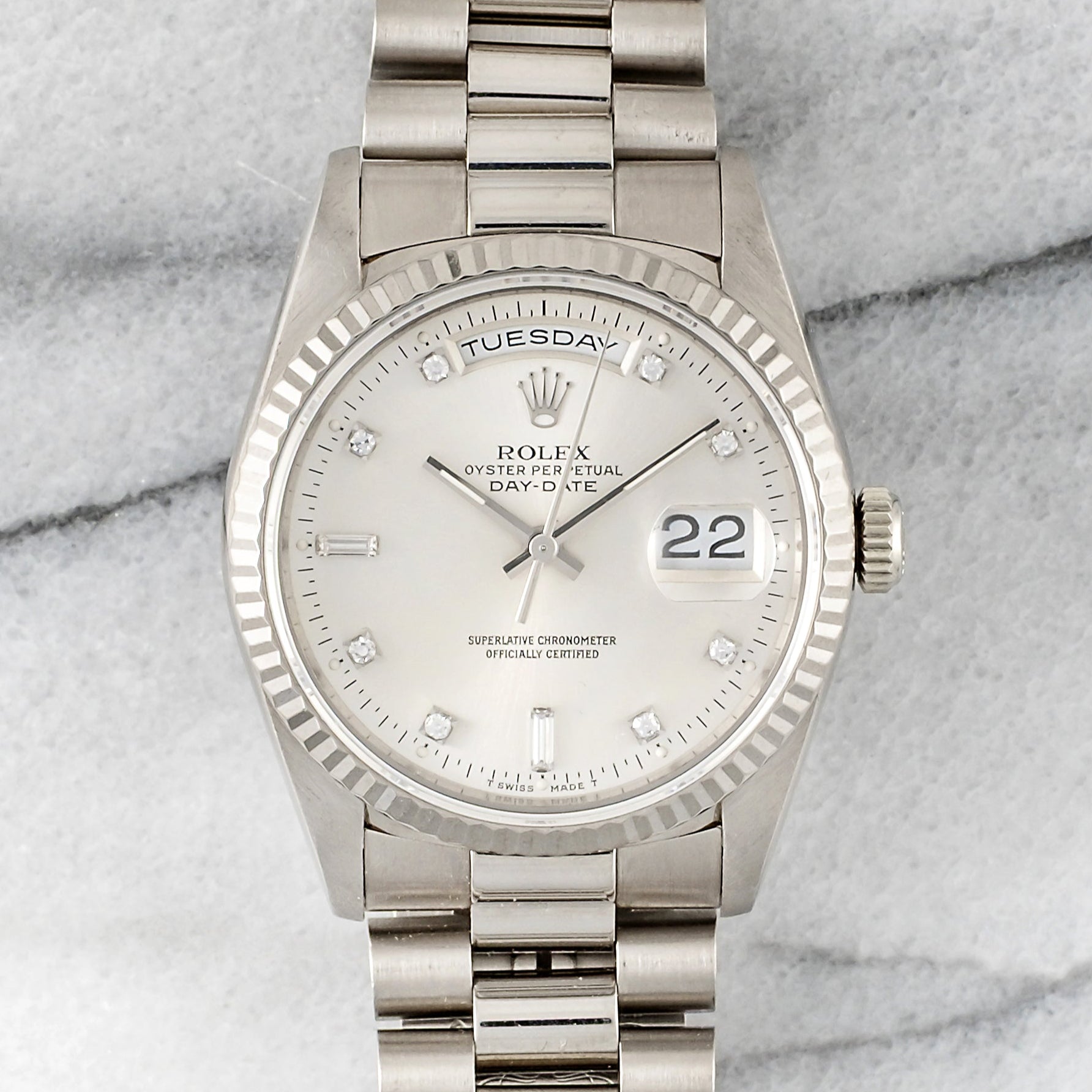 Rolex Daydate 18239 - Diamond Dial