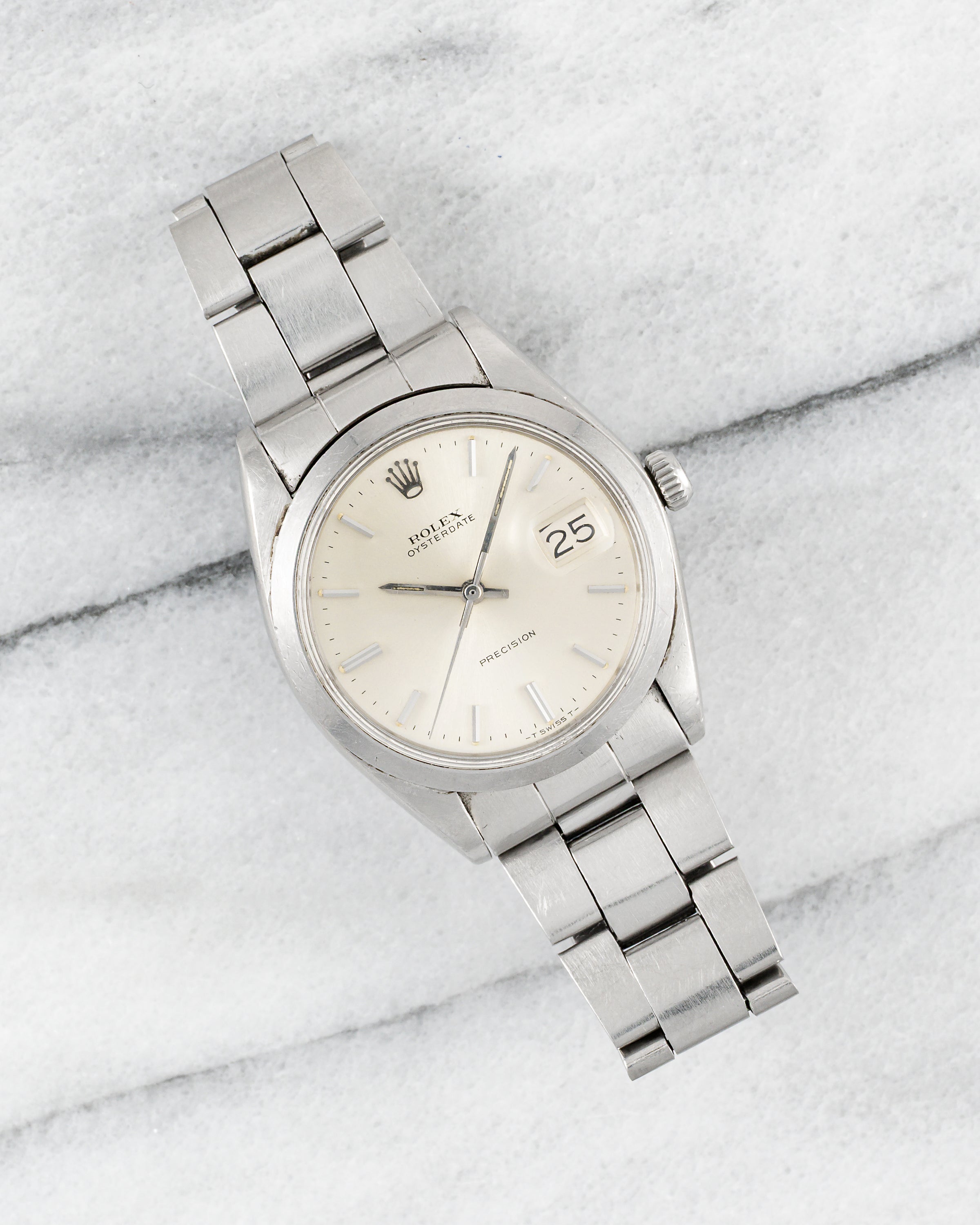 Rolex Oysterdate 6694 - Silver Dial