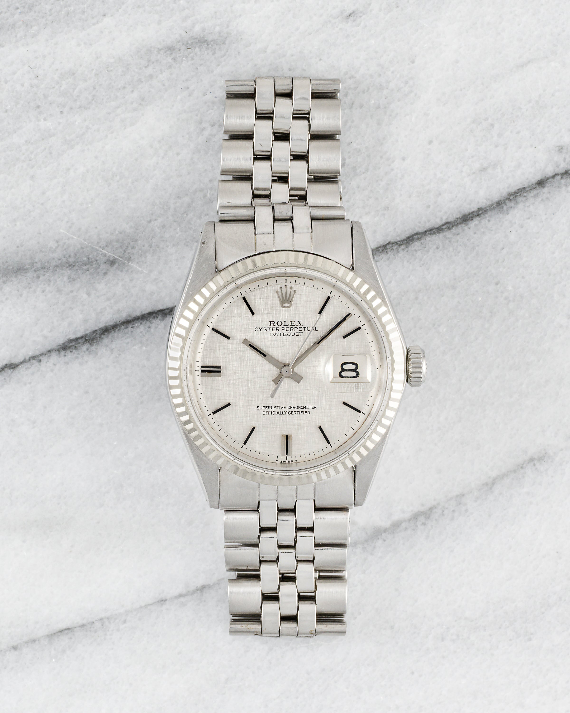 Rolex Datejust 1601 - Silver Linen Dial