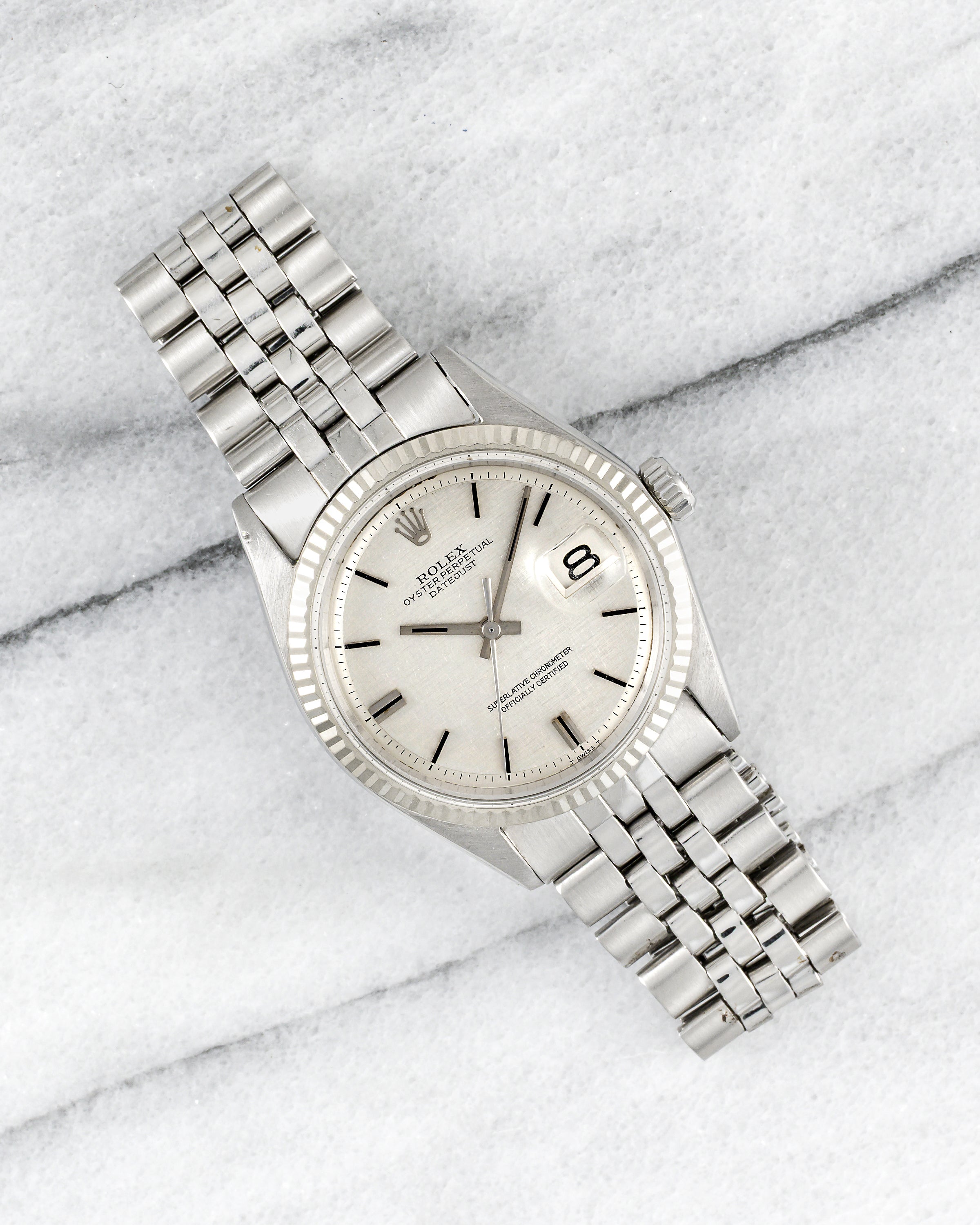 Rolex Datejust 1601 - Silver Linen Dial