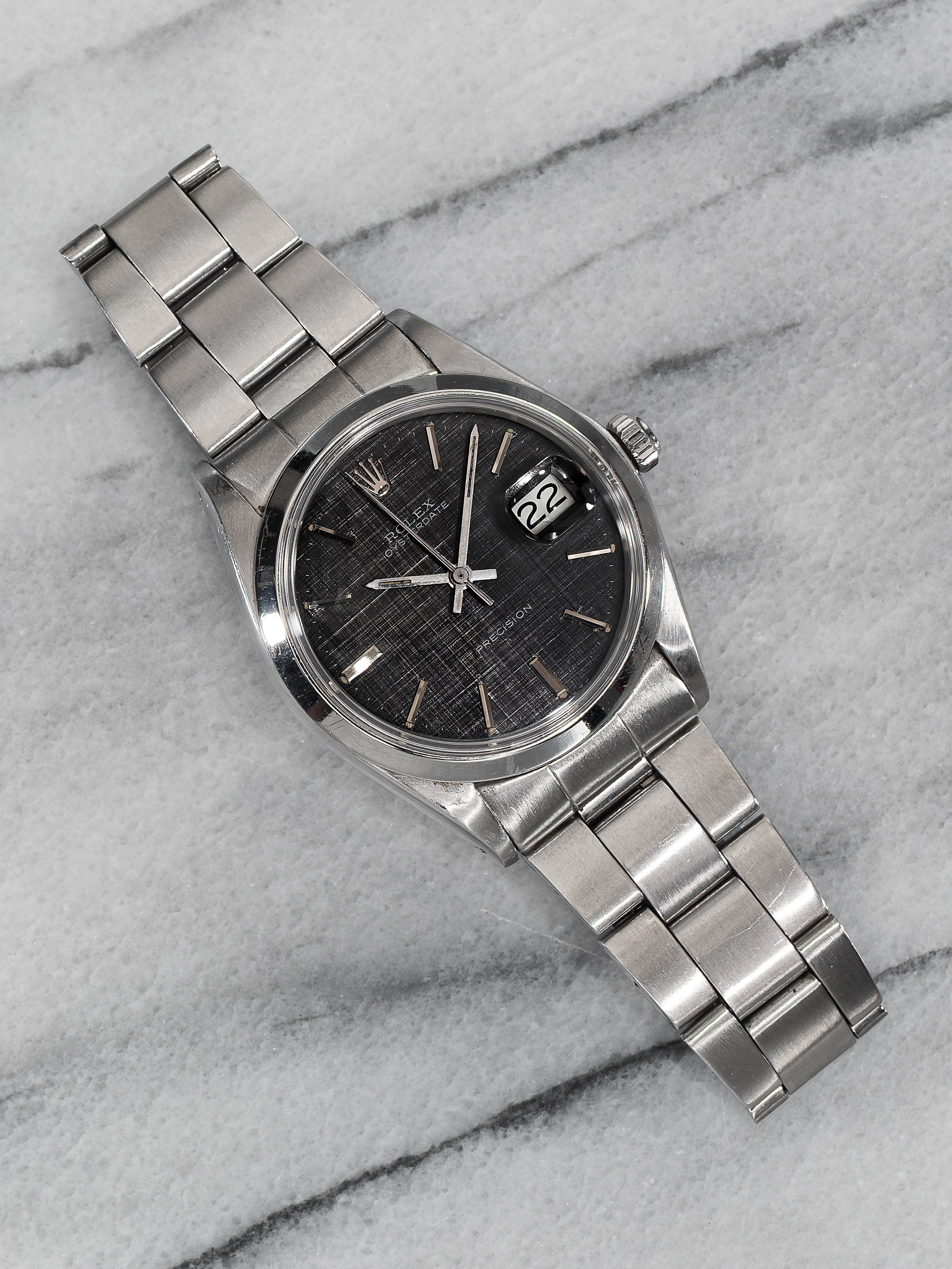 Rolex Oysterdate Precision 6694 – Grey Linen Dial