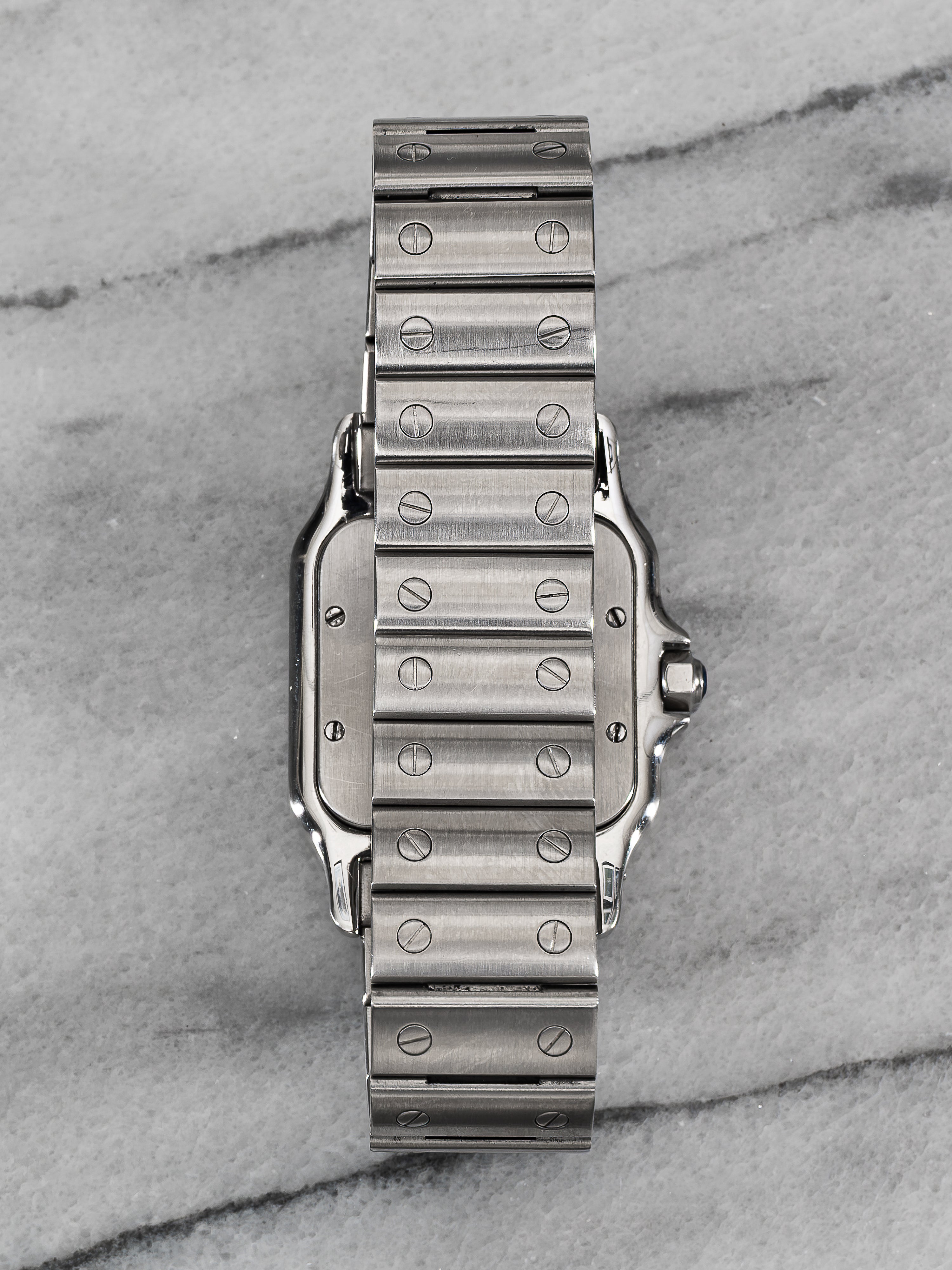 Cartier Santos 1564 – Black Roman Dial