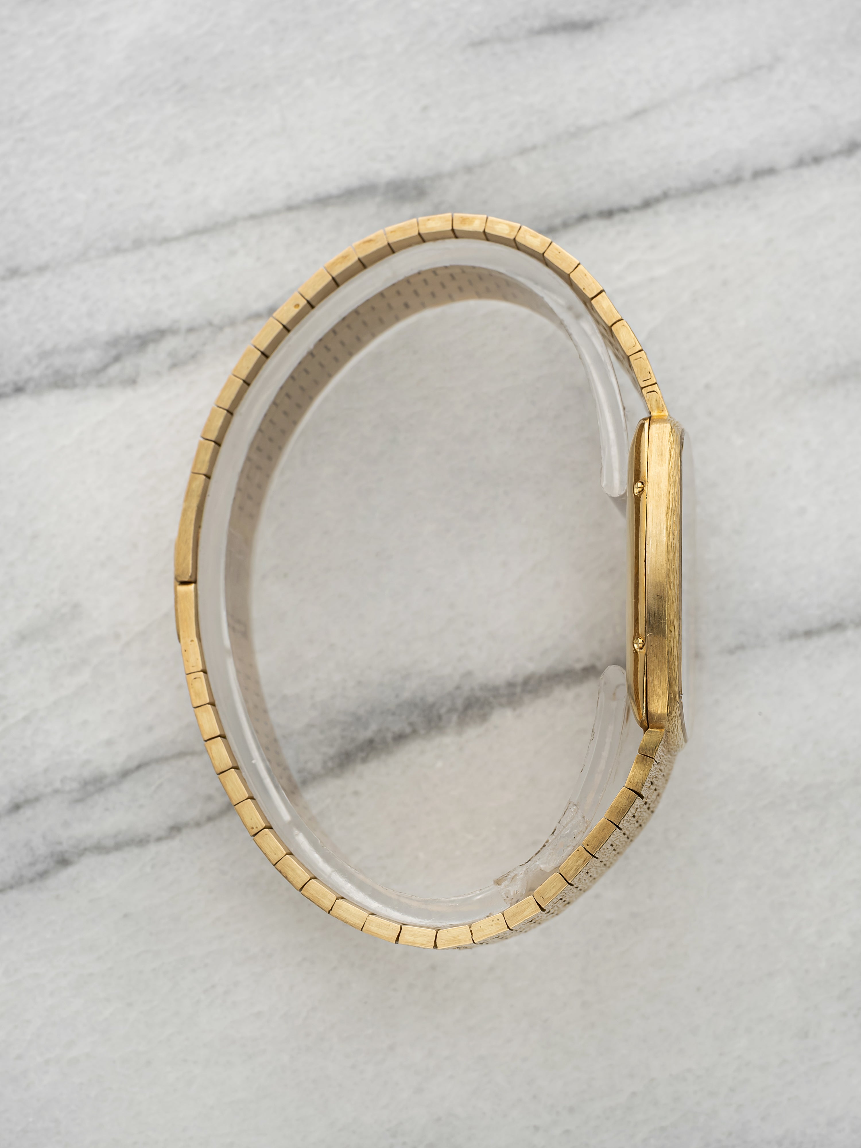Vintage 1970s Piaget 9741 18K Yellow Gold Lapis Lazuli Dial Manual 29mm