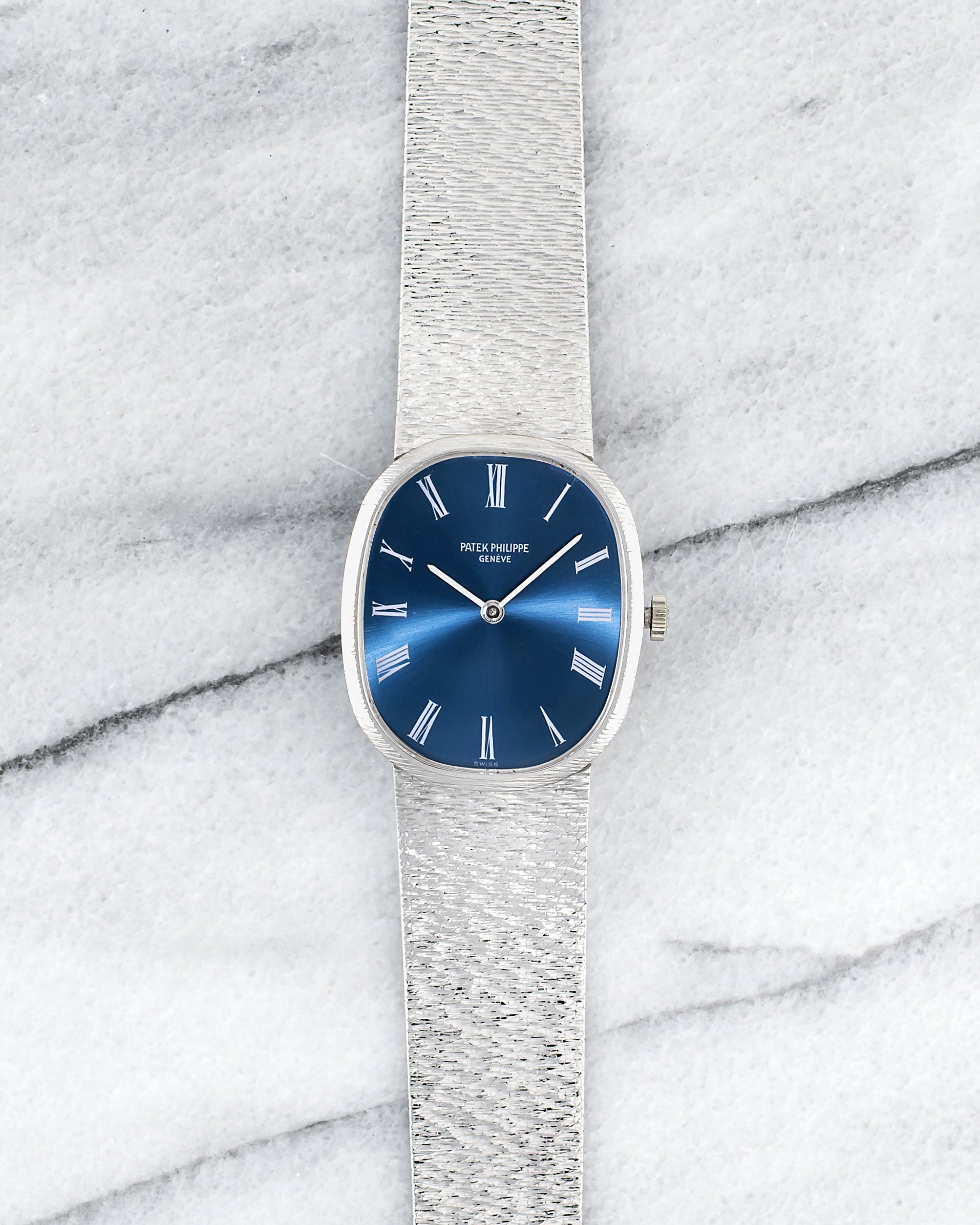 Patek Philippe Ellipse - Blue Roman Dial