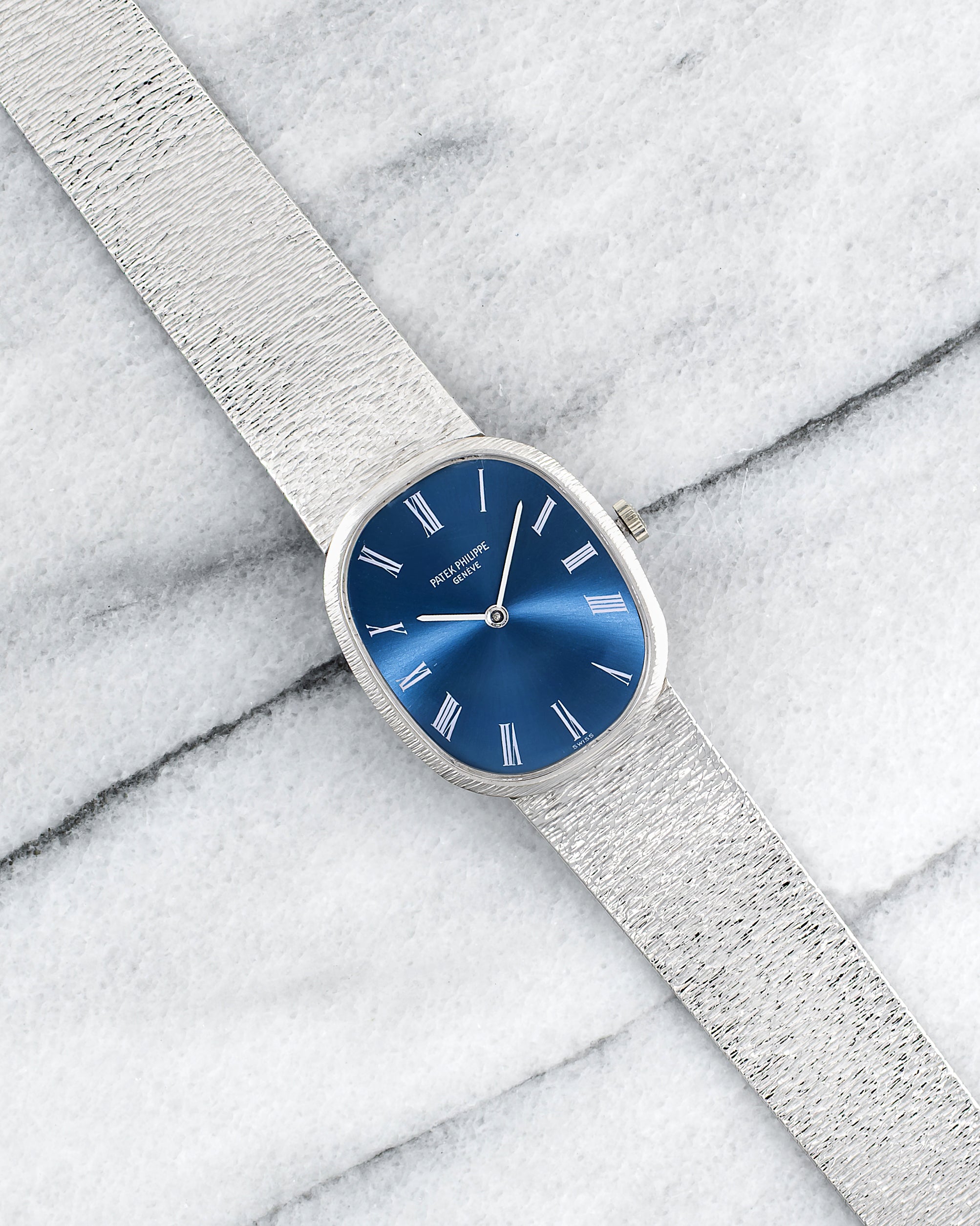 Patek Philippe Ellipse - Blue Roman Dial