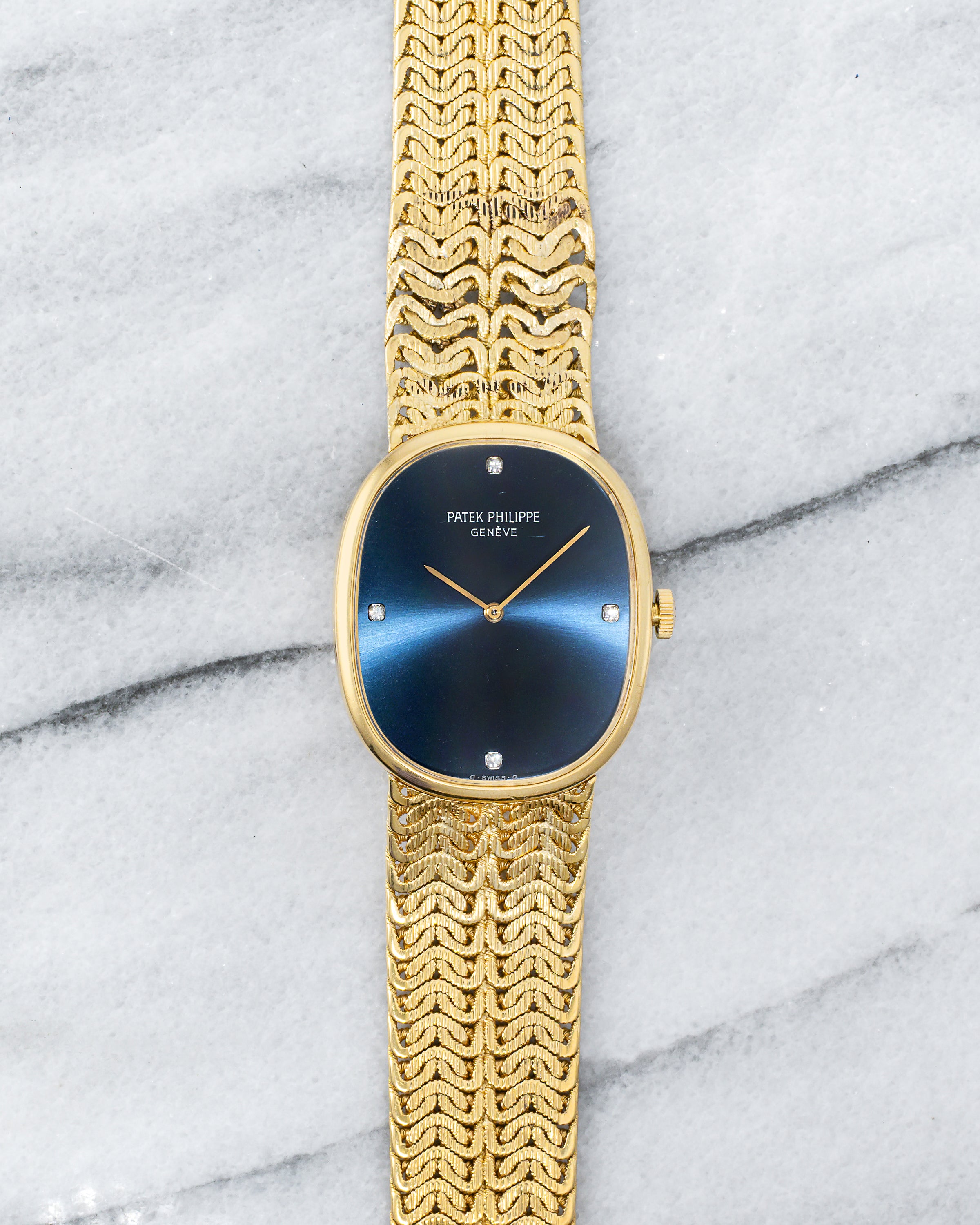 Patek Philippe Ellipse - Blue Dial