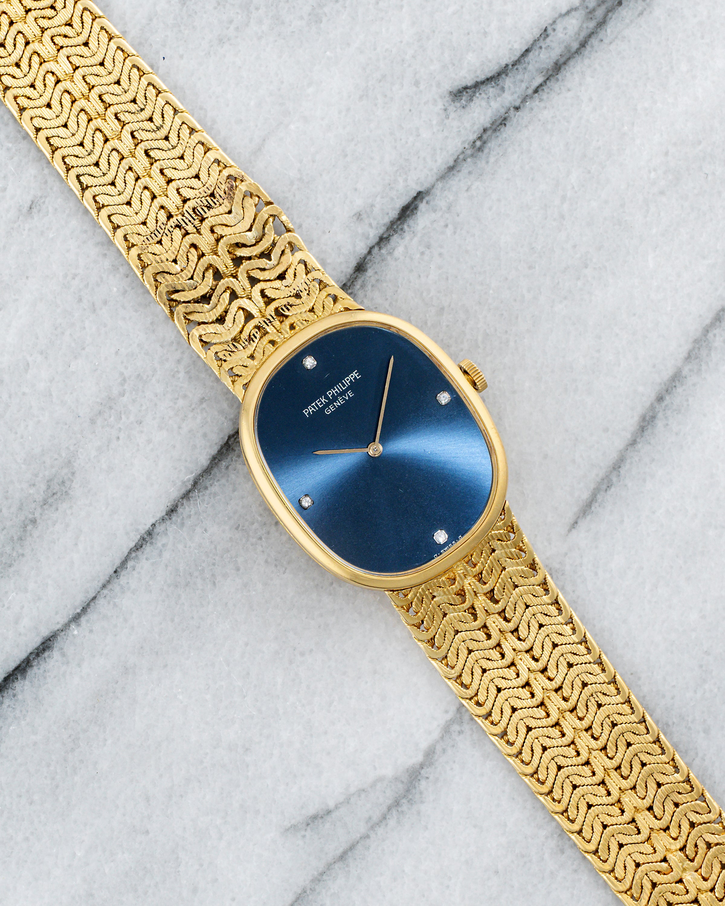 Patek Philippe Ellipse - Blue Dial