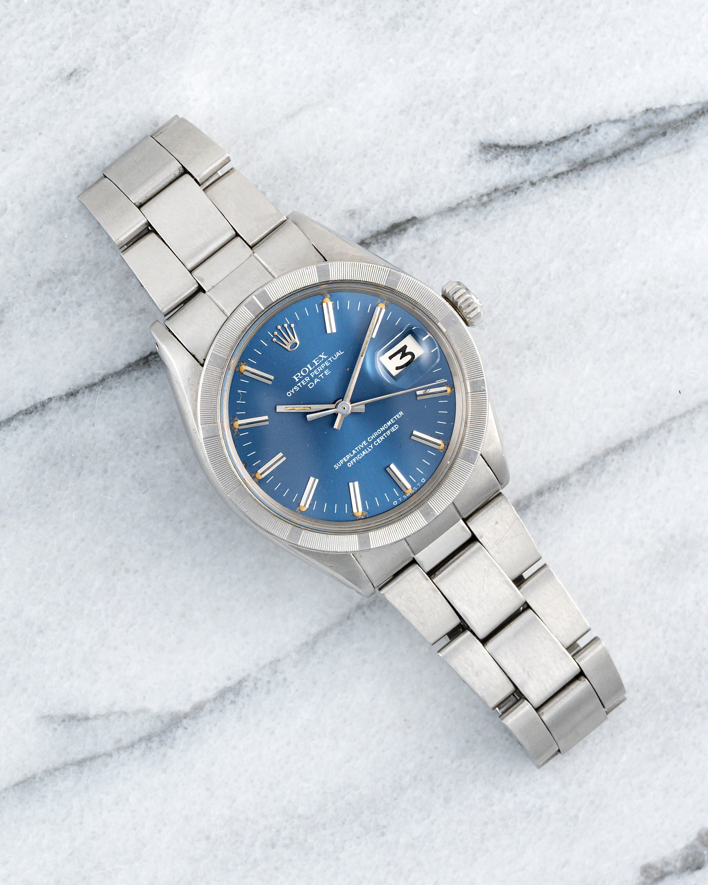Rolex OP 1501 - Blue Sigma Dial