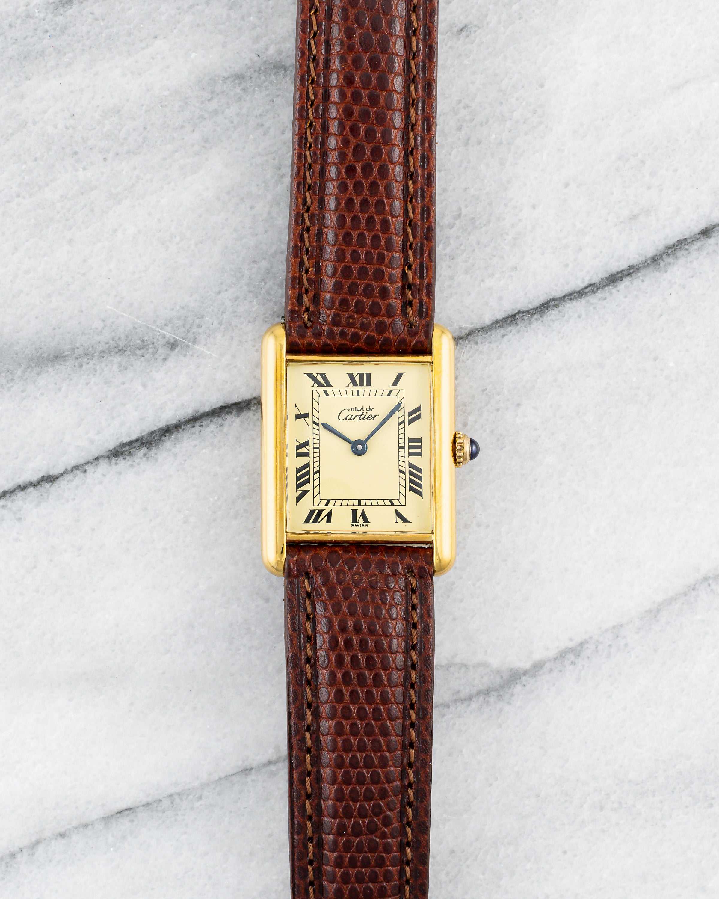Cartier Tank - Lemon Dial