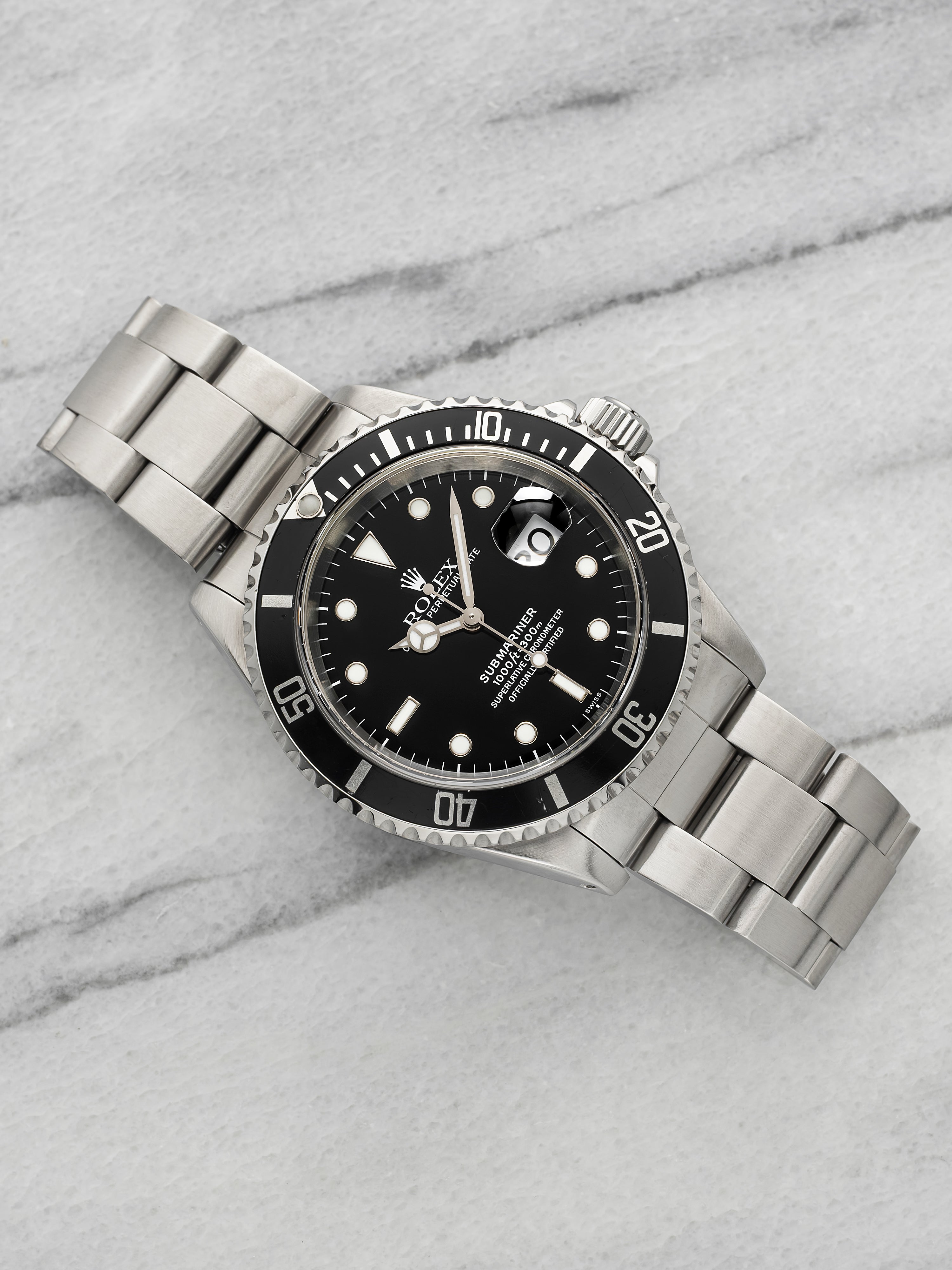Vintage 1999 Rolex Submariner 16610 Steel Black Dial Auto 40mm